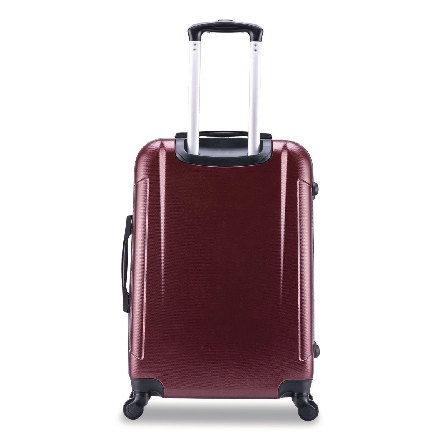 InUSA Luggage Pilot Hard Side Carry-On Suitcase, Four-Wheeled Spinner, 16.34 x 10.24 x 25.39, Wine