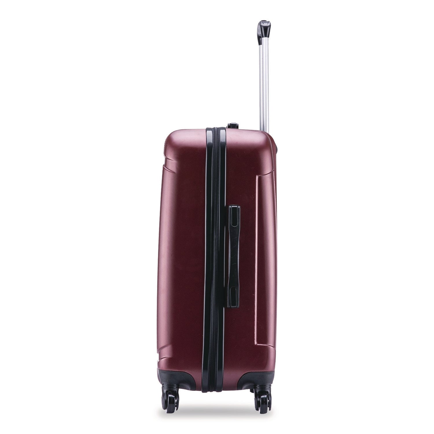InUSA Luggage Pilot Hard Side Carry-On Suitcase, Four-Wheeled Spinner, 16.34 x 10.24 x 25.39, Wine
