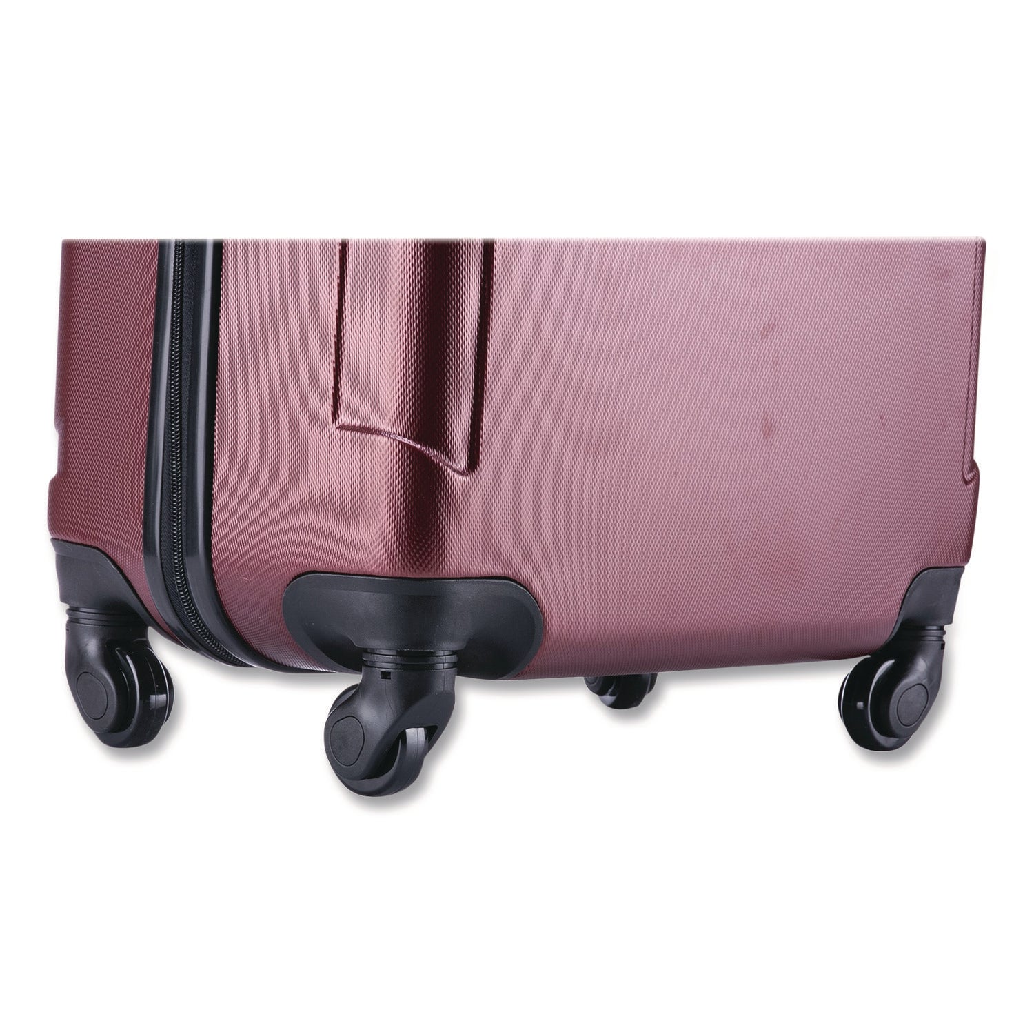 InUSA Luggage Pilot Hard Side Carry-On Suitcase, Four-Wheeled Spinner, 16.34 x 10.24 x 25.39, Wine
