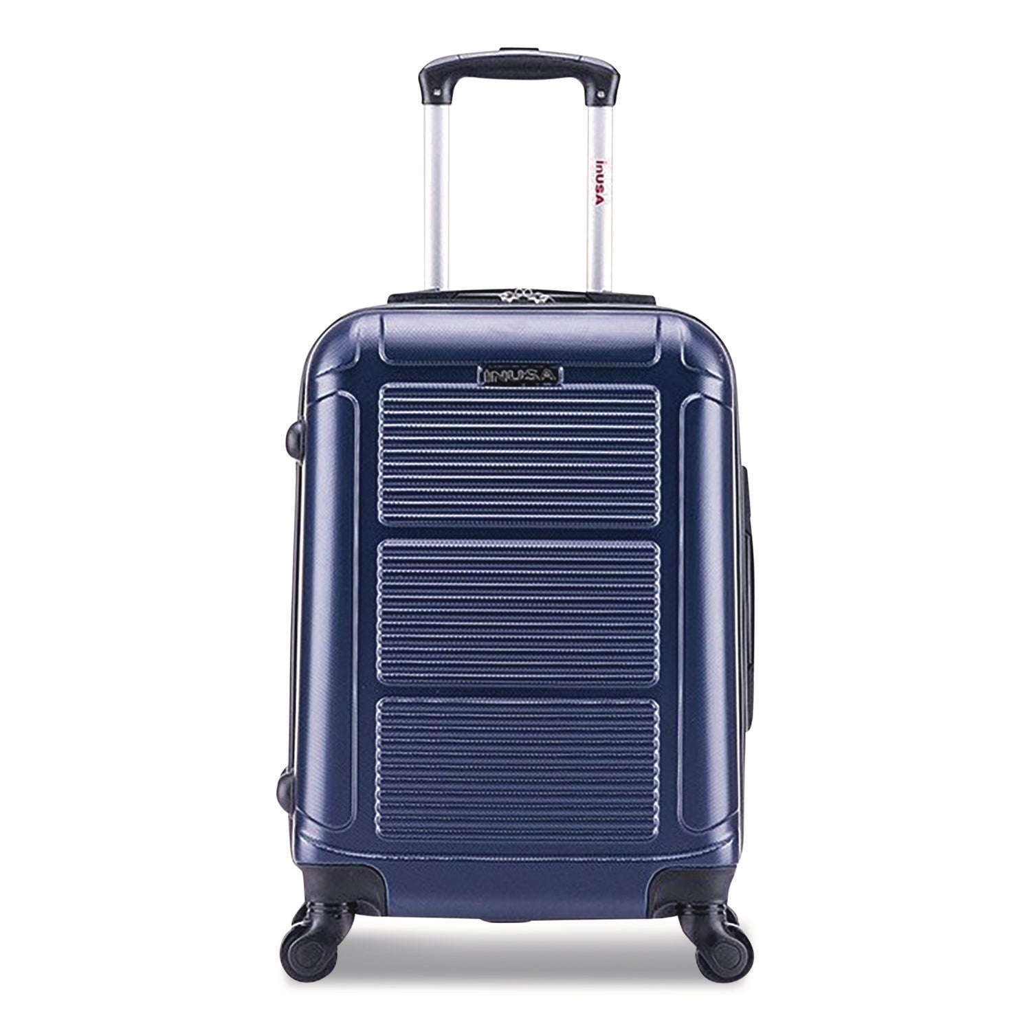 InUSA Luggage Pilot Hard Side Carry-On Suitcase, Four-Wheeled Spinner, 14.37 x 8.86 x 21.46, Blue