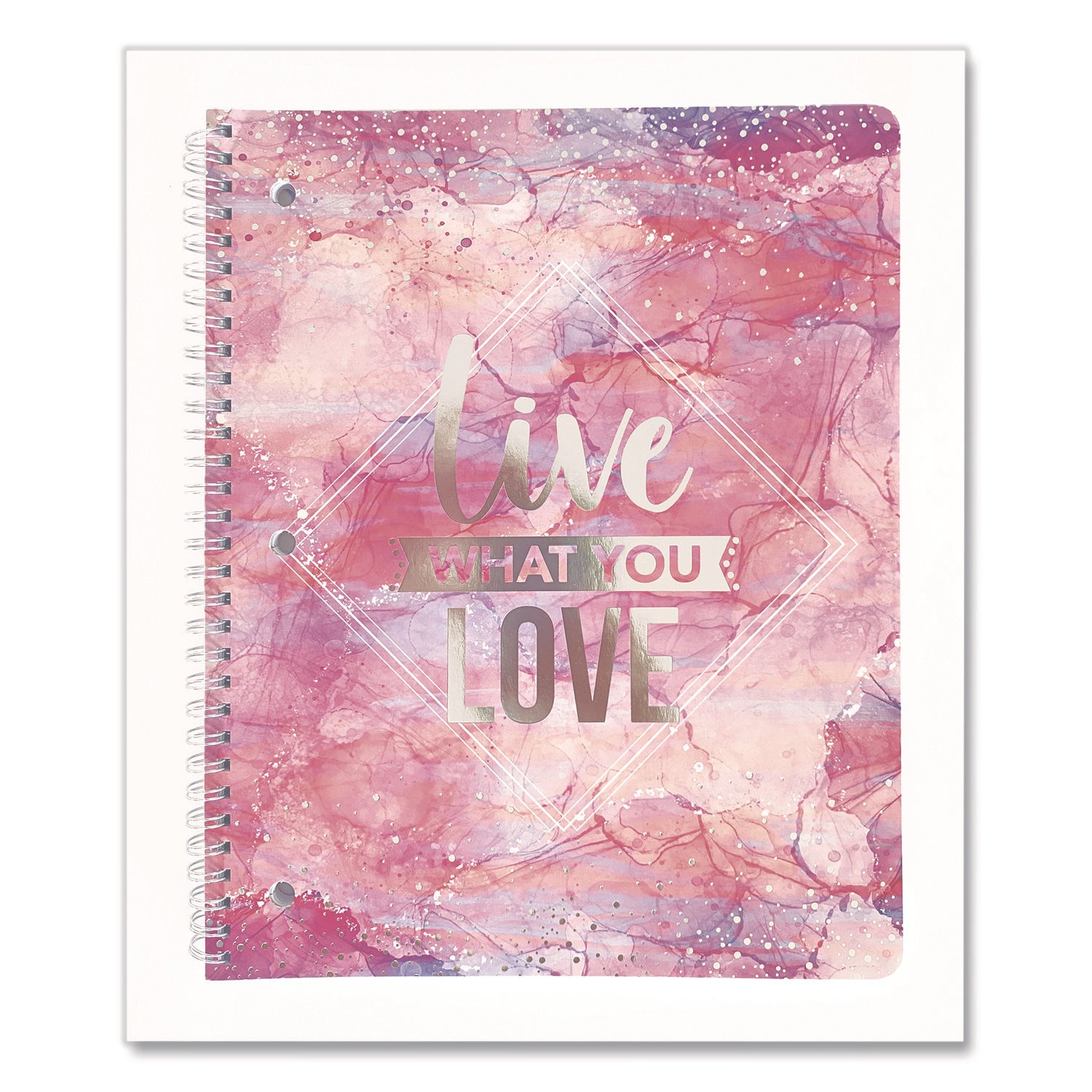 Carolina Pad® Silver Lining Hardcover Journal, Medium/College Rule, Randomly Assorted Cover Color, (80) 10 x 8.5 Sheets