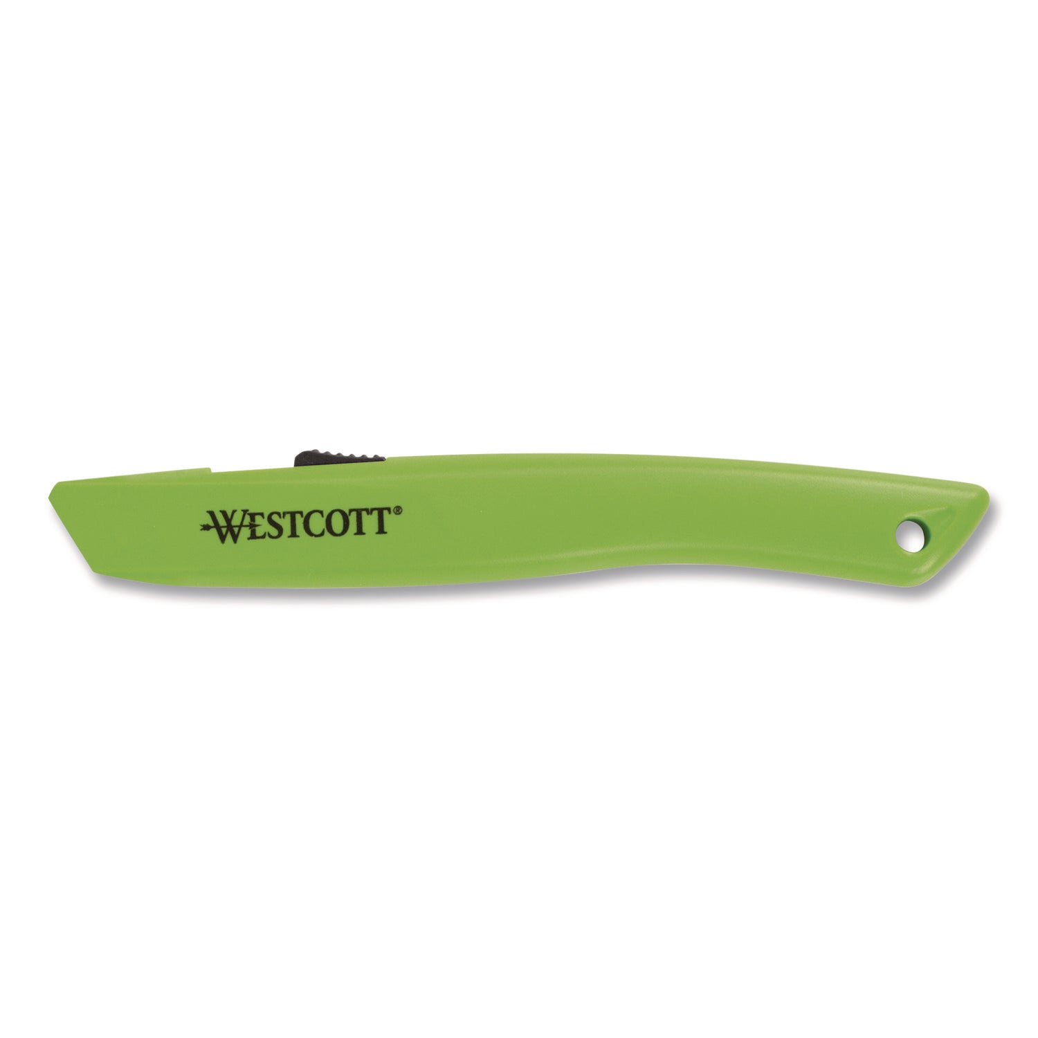 Westcott® Full-Size Safety Cutter, ABS Handle, Green, 12/Pack