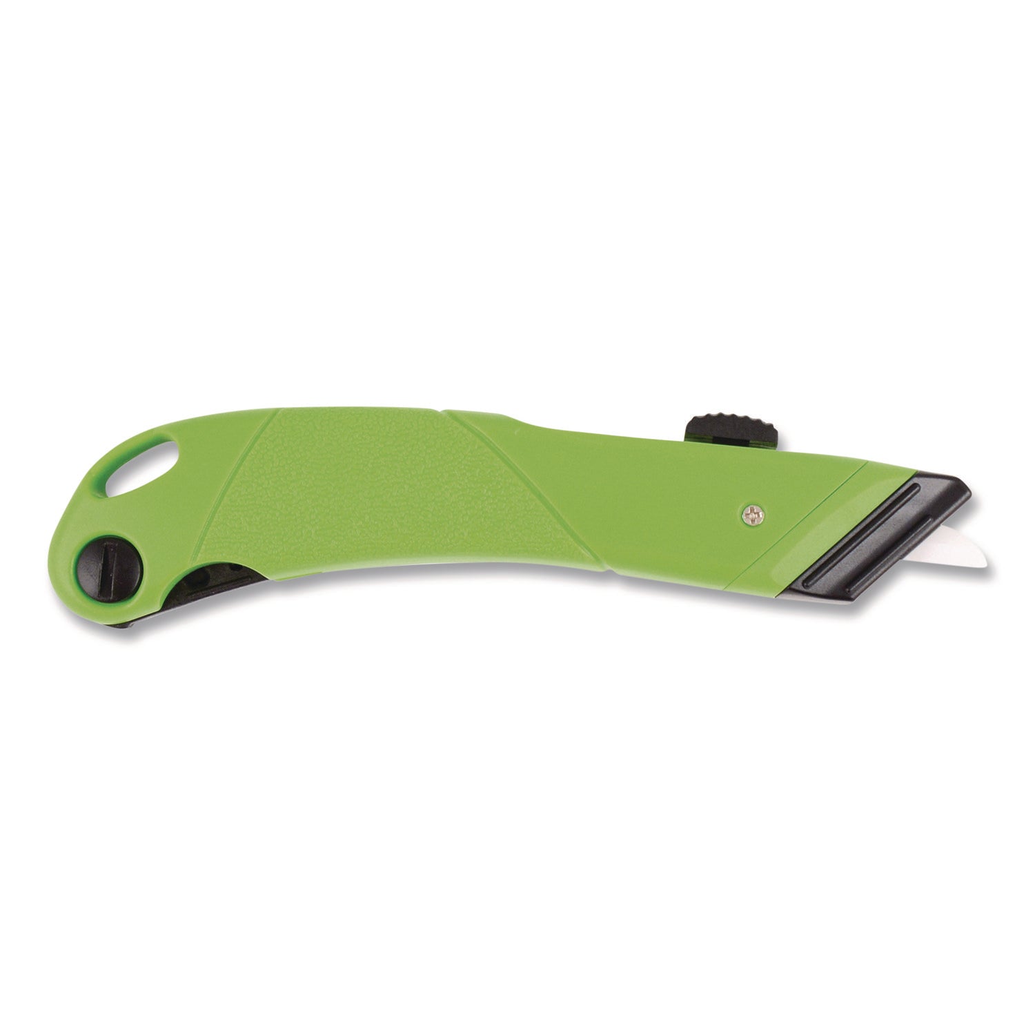 Westcott® Ceramic Safety Cutter with Fold-Out Film Cutter, Plastic Handle, Green
