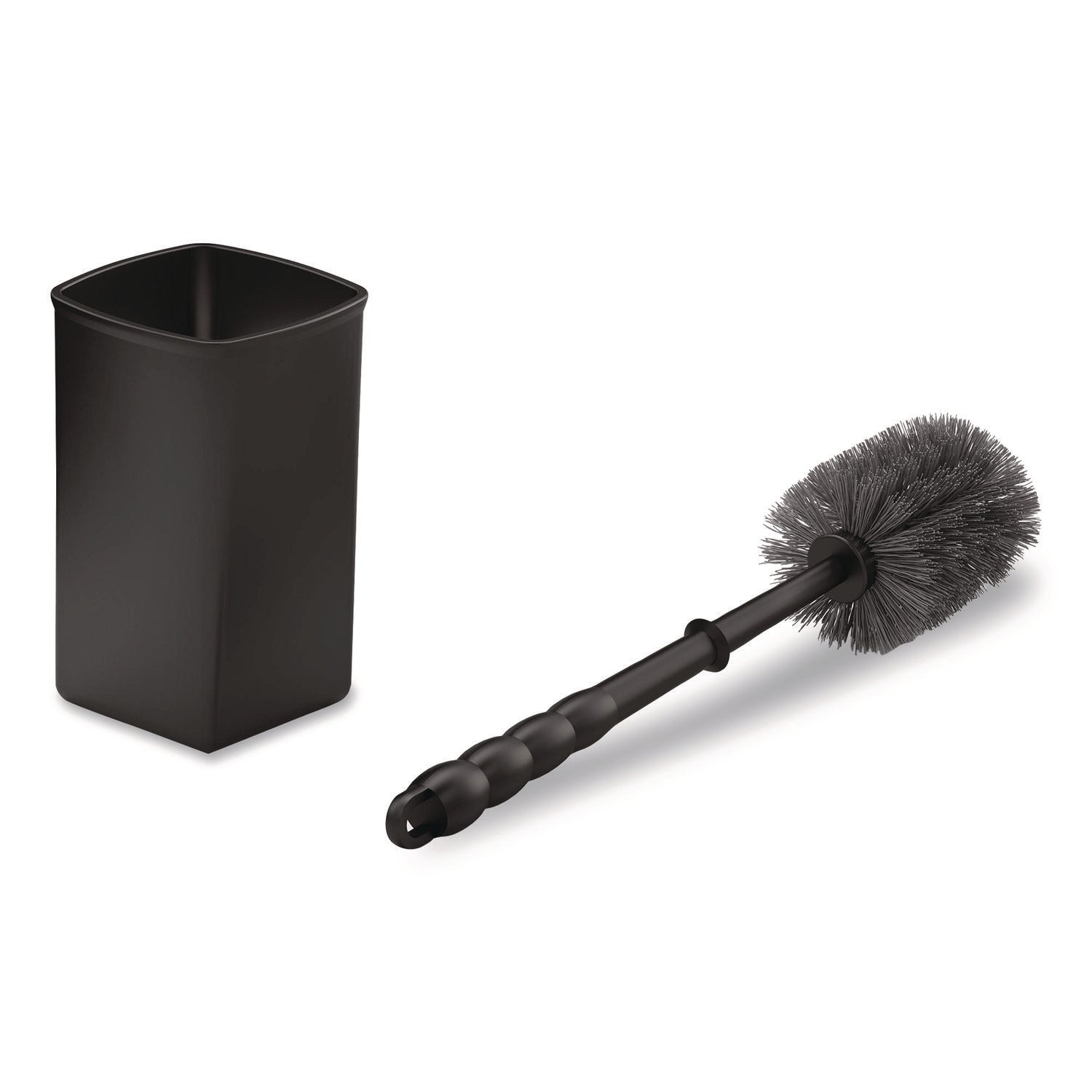 Suncast Commercial® Toilet Brush Caddy Kit, 8" Handle, Black