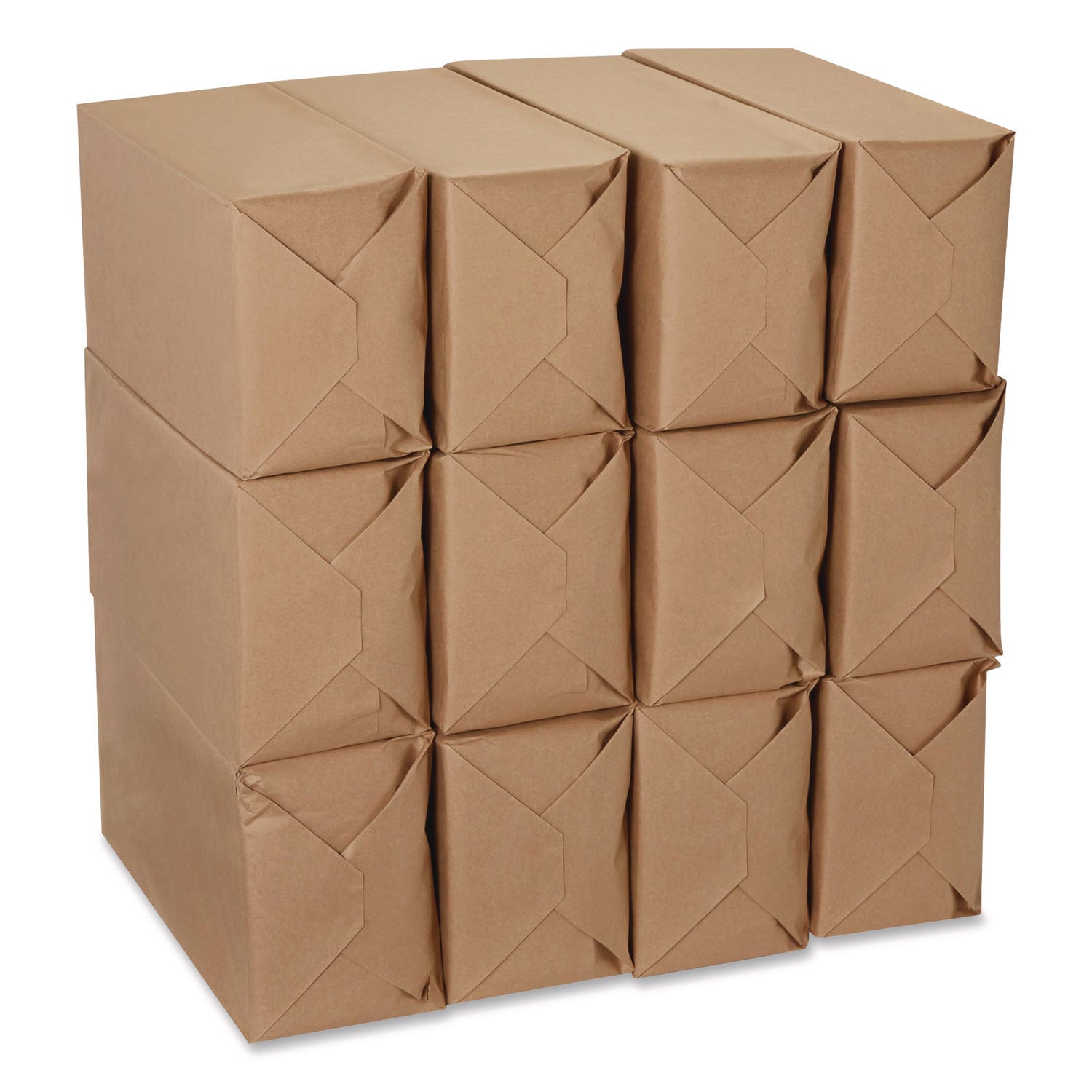 Georgia Pacific® Professional Dixie Full-Fold Dispenser Napkins, One-Ply, 12 x 13, Brown, 600/Pack, 12 PK/CT