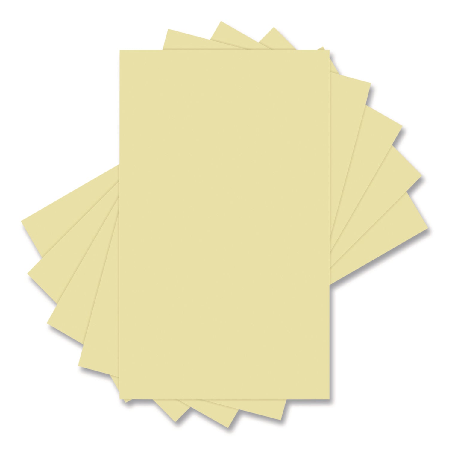Lettermark™ Colors 30% Recycled Colored Paper, 20 lb Bond Weight, 8.5 x 14, Canary, 500/Ream