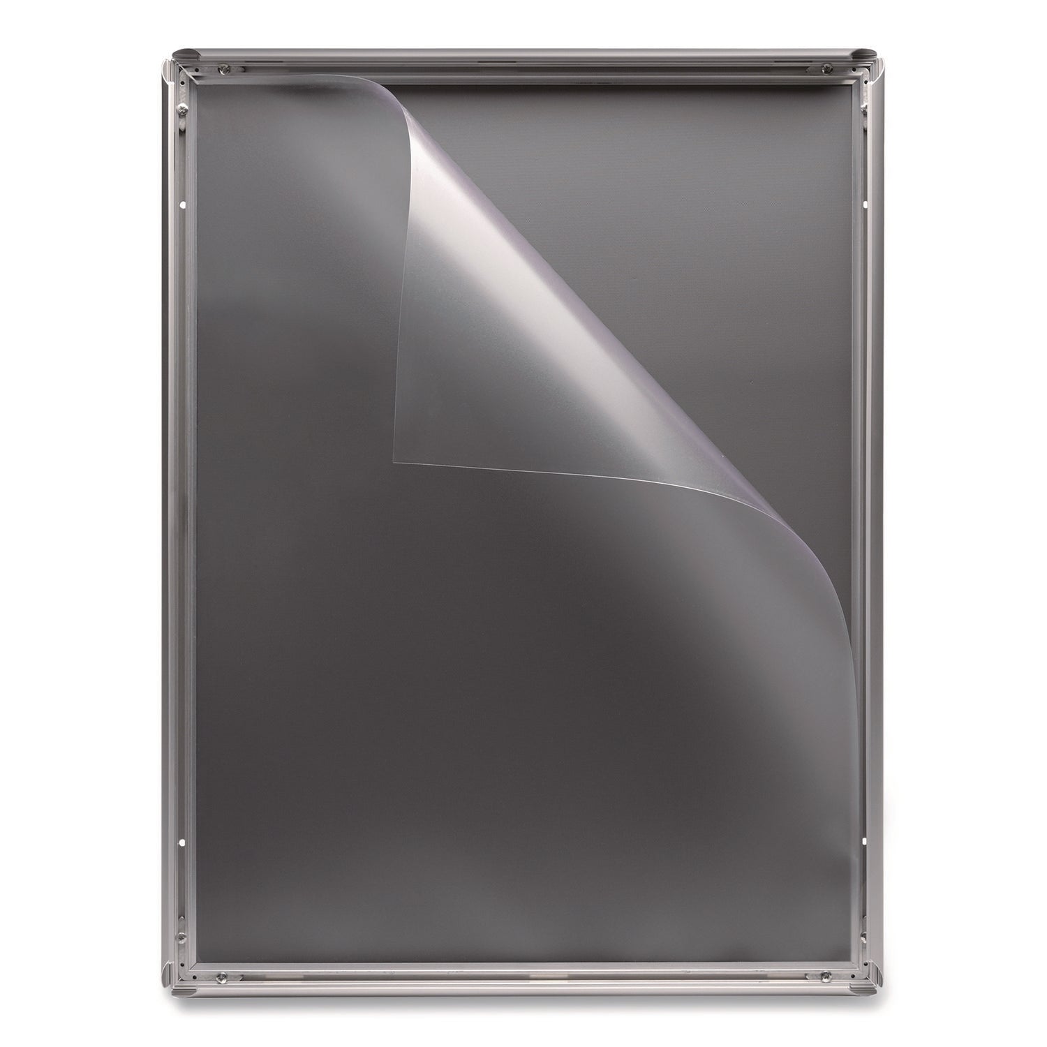 Excello Global Products® Poster Holder, Aluminum, 18 x 24, Silver