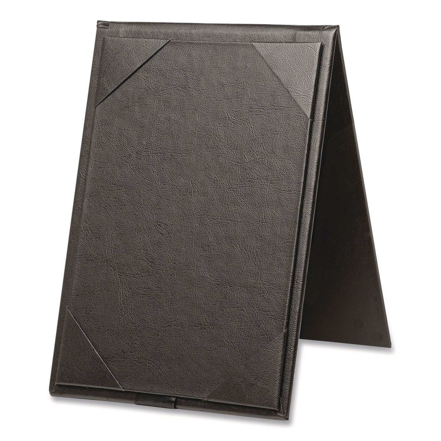 Excello Global Products® Table-Top Menu Holder, For 5 x 7 Menus, 5.6 x 7.6 Holder, Black