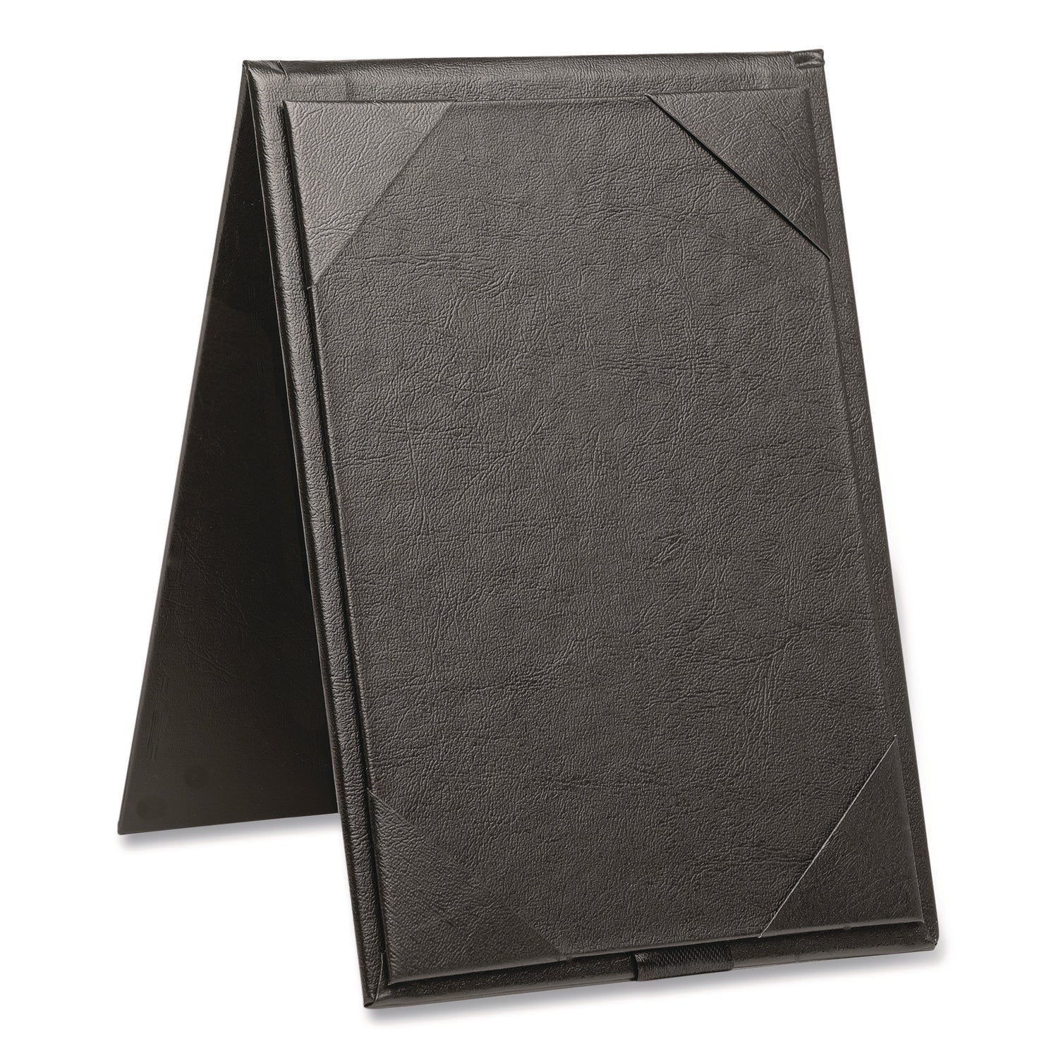 Excello Global Products® Table-Top Menu Holder, For 5 x 7 Menus, 5.6 x 7.6 Holder, Black
