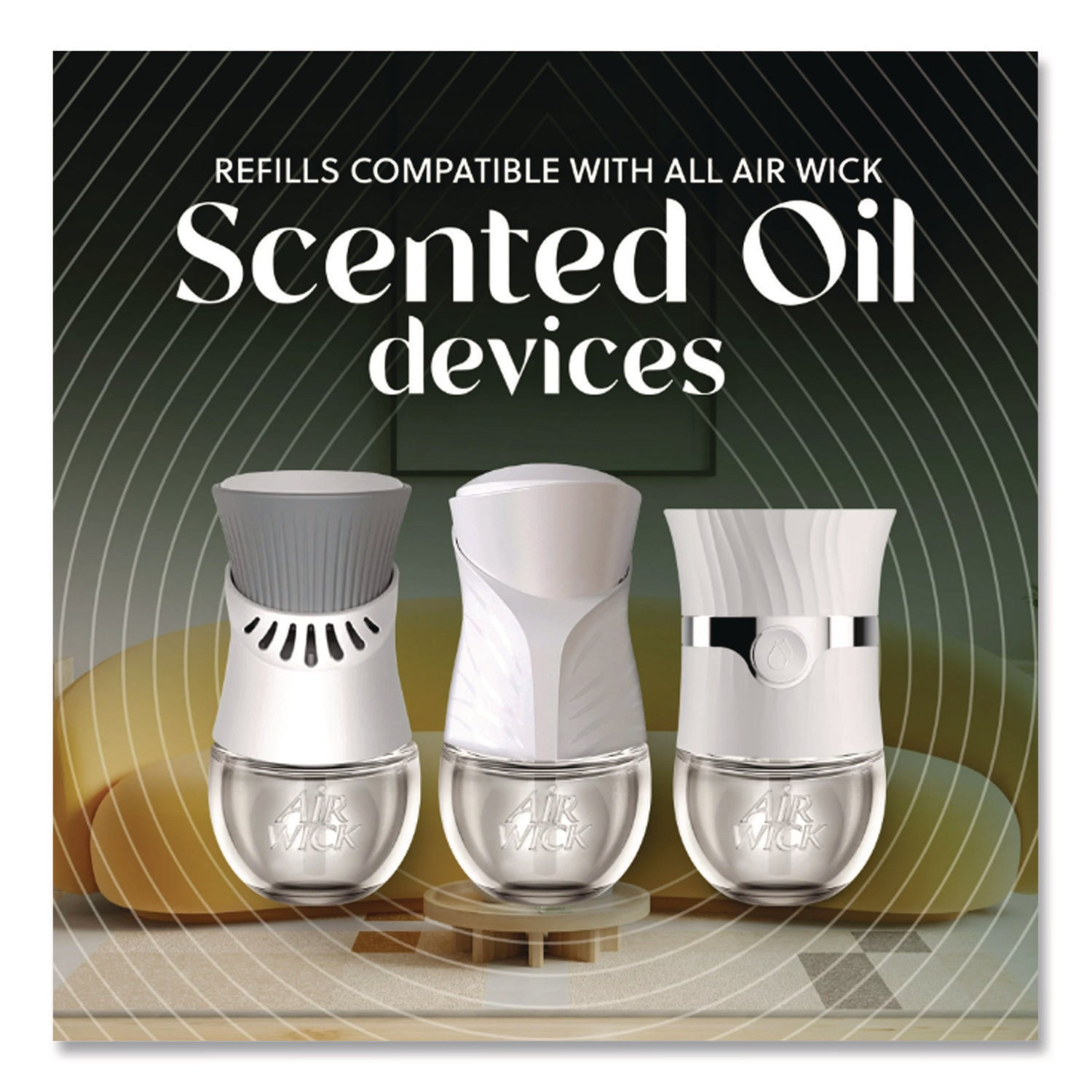 Air Wick® Scented Oil Refill, Deep Blue Sea and Beach Wood, 0.67 oz, 2/Pack