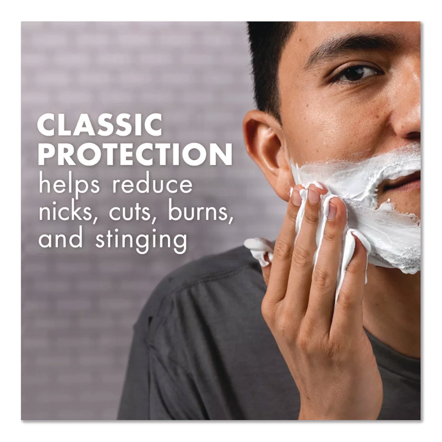 Gillette® Shave Kit, 2-Blade Razor and 2 oz Foam Shave Crean