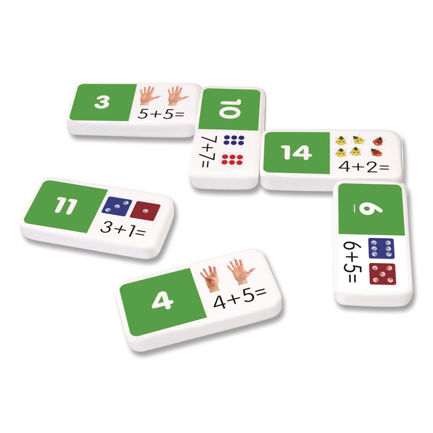 Junior Learning Inc® Addition Dominoes, Ages 5 to 10