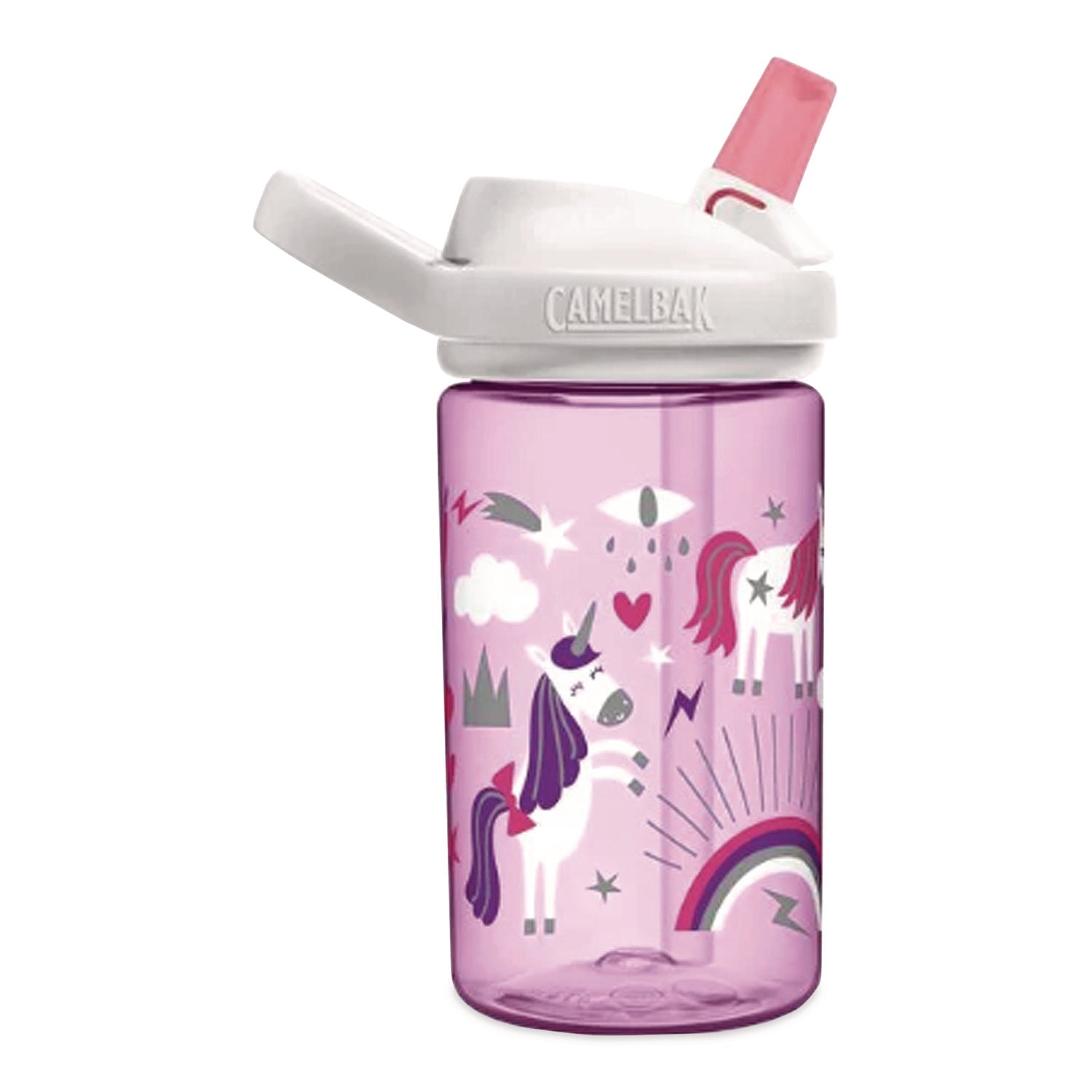 CamelBak® Eddy + Kids Water Bottle, Unicorn Design, 12 oz, Multicolor