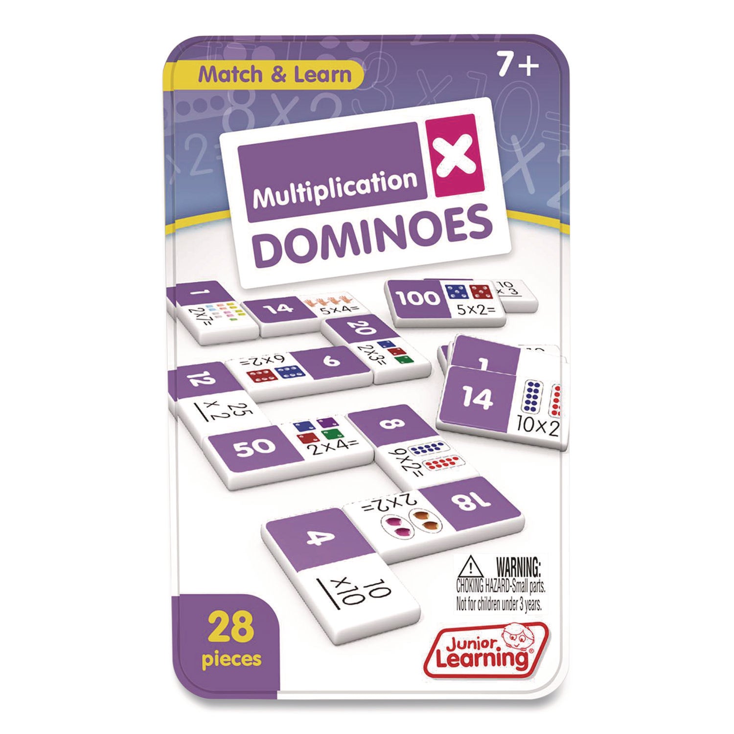 Junior Learning Inc® Multiplication Dominoes, Ages 7 to 9