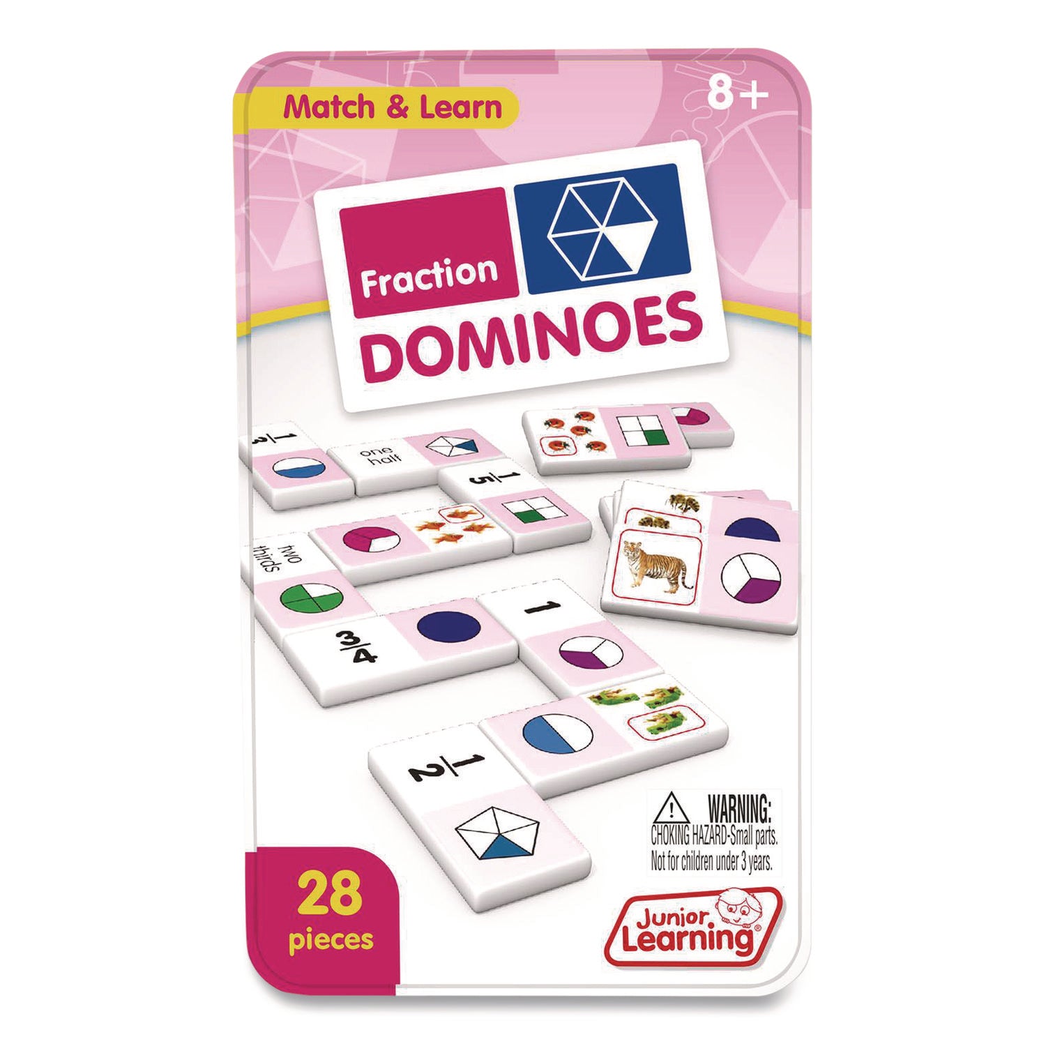 Junior Learning Inc® Fraction Dominoes, Ages 8 to 12