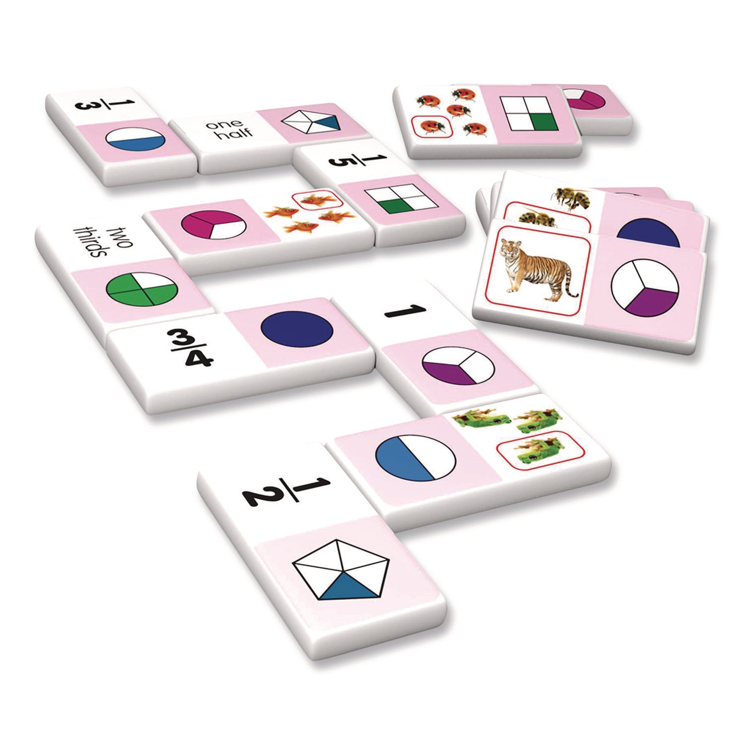 Junior Learning Inc® Fraction Dominoes, Ages 8 to 12