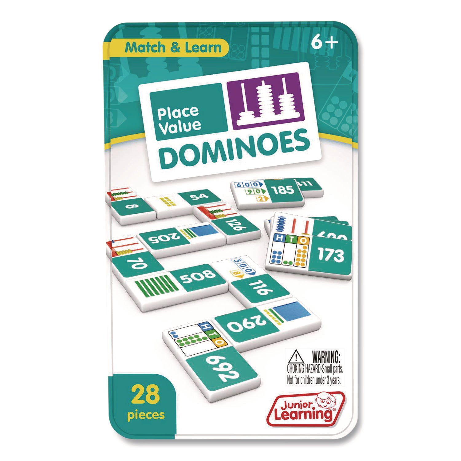 Junior Learning Inc® Place Value Dominoes, Ages 6 to 12