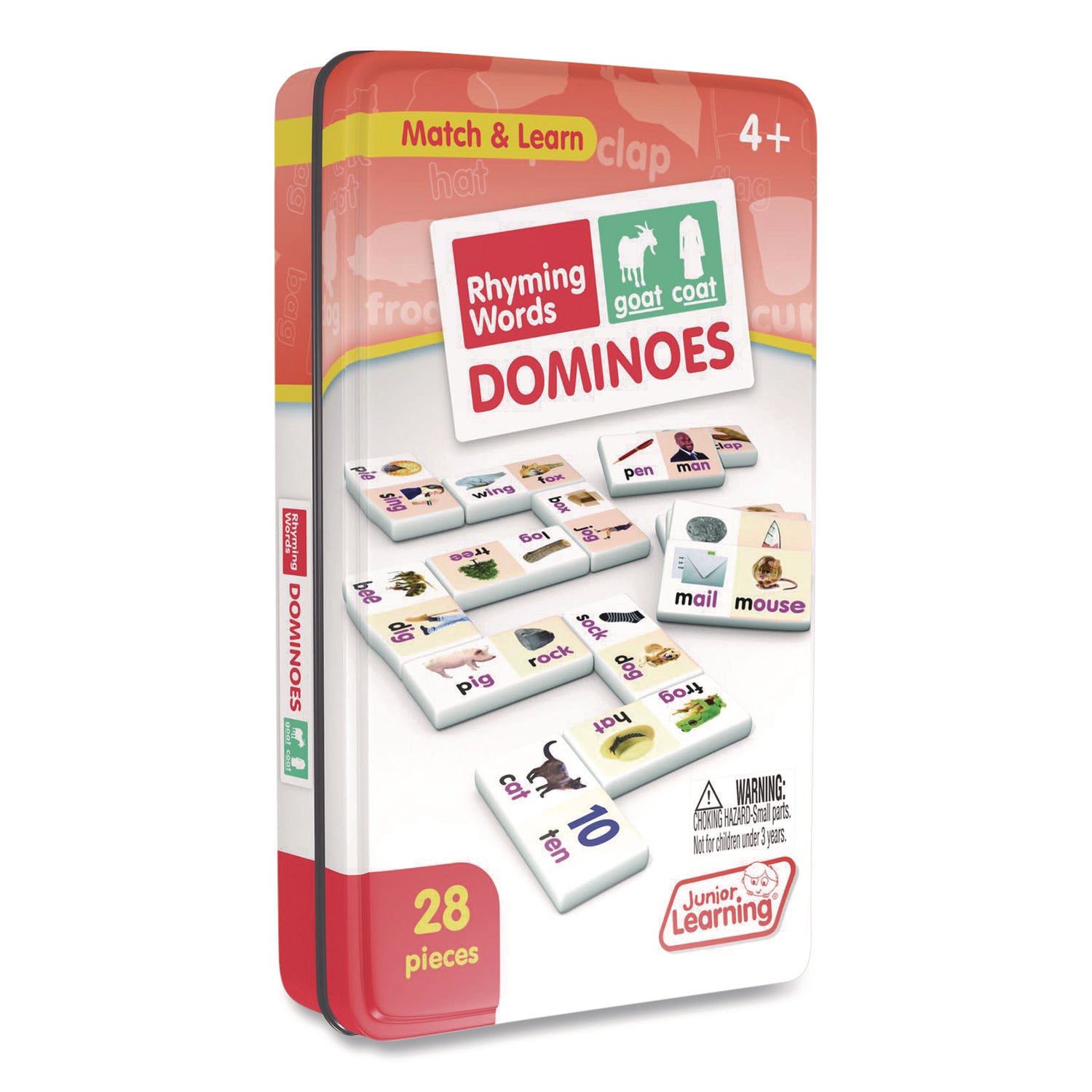 Junior Learning Inc® Rhyming Words Dominoes, Ages 4 to 10