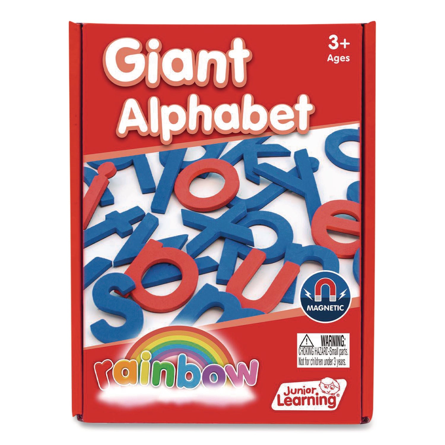 Junior Learning Inc® Rainbow Giant Alphabet, Ages 3 to 4