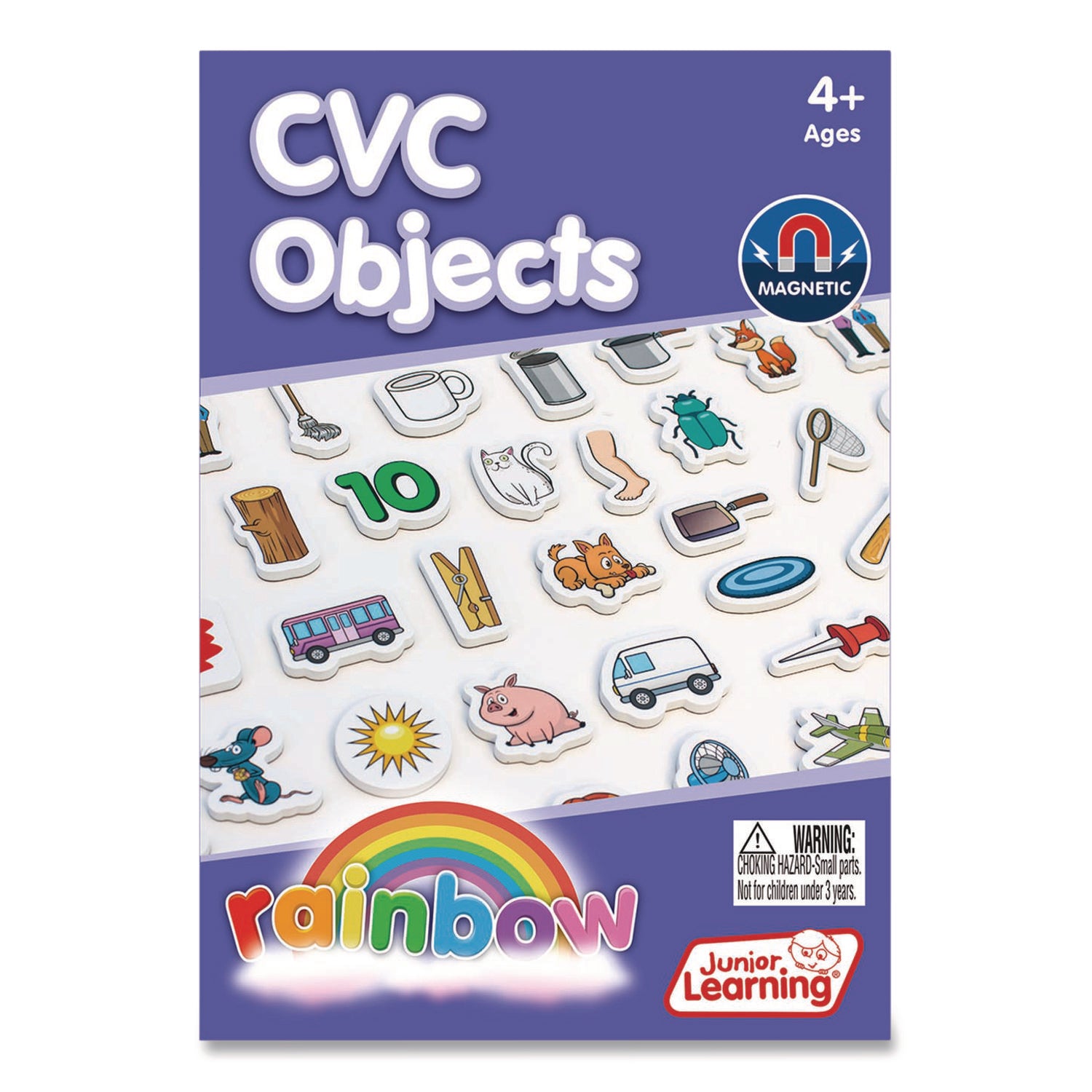 Junior Learning Inc® Rainbow CVC Objects, Ages 4 to 5