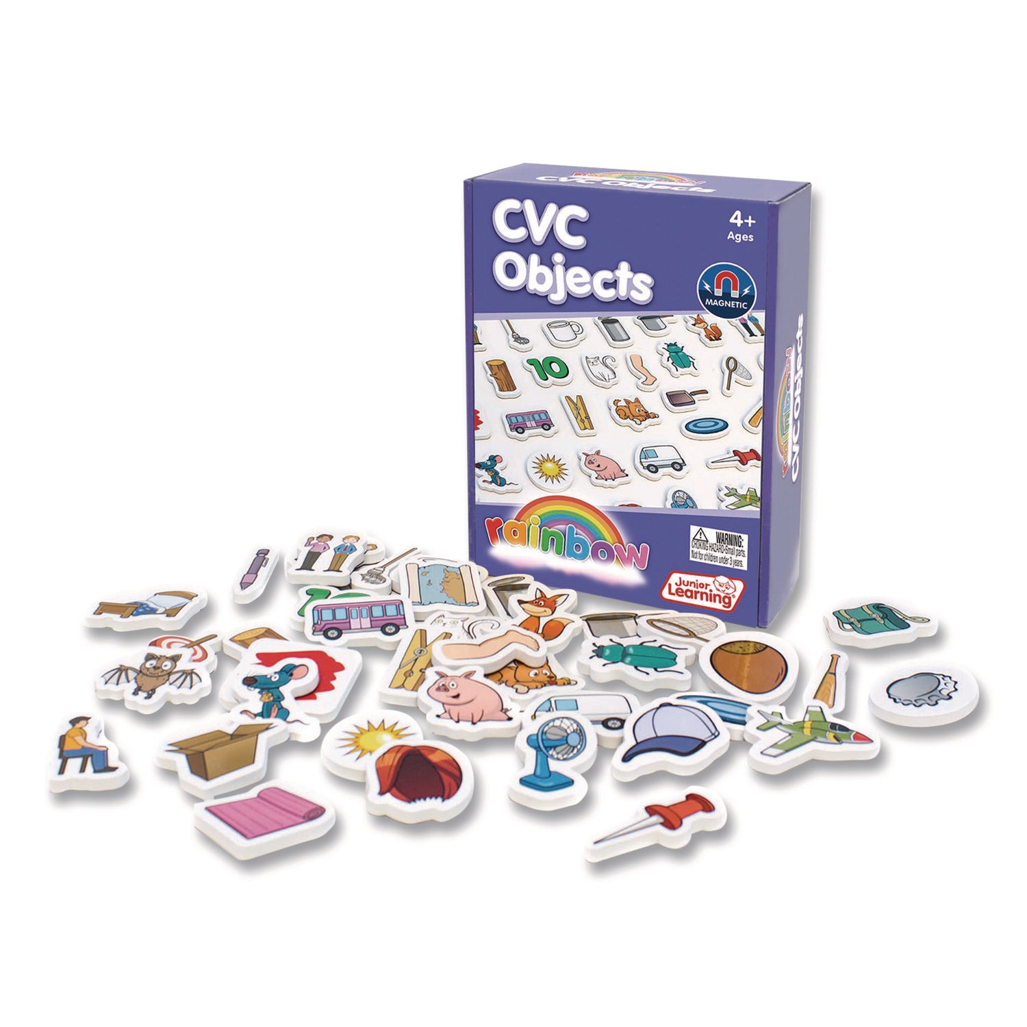 Junior Learning Inc® Rainbow CVC Objects, Ages 4 to 5