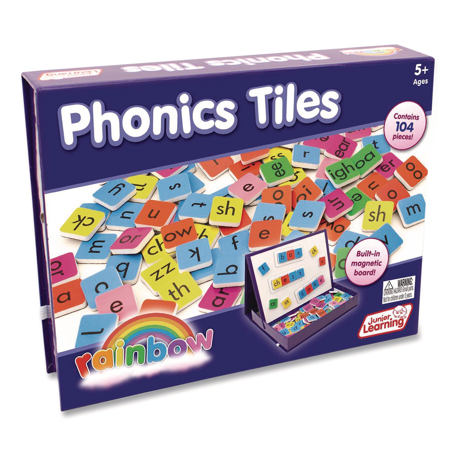 Junior Learning Inc® Rainbow Phonics Tiles, Ages 5 to 7