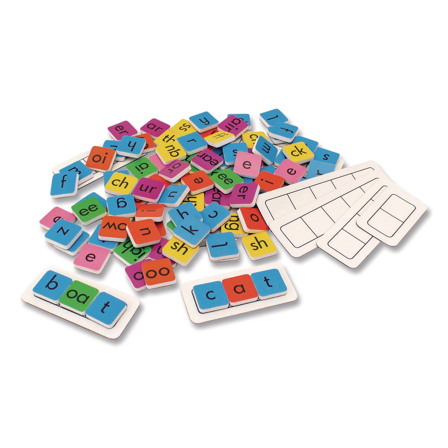 Junior Learning Inc® Rainbow Phonics Tiles, Ages 5 to 7