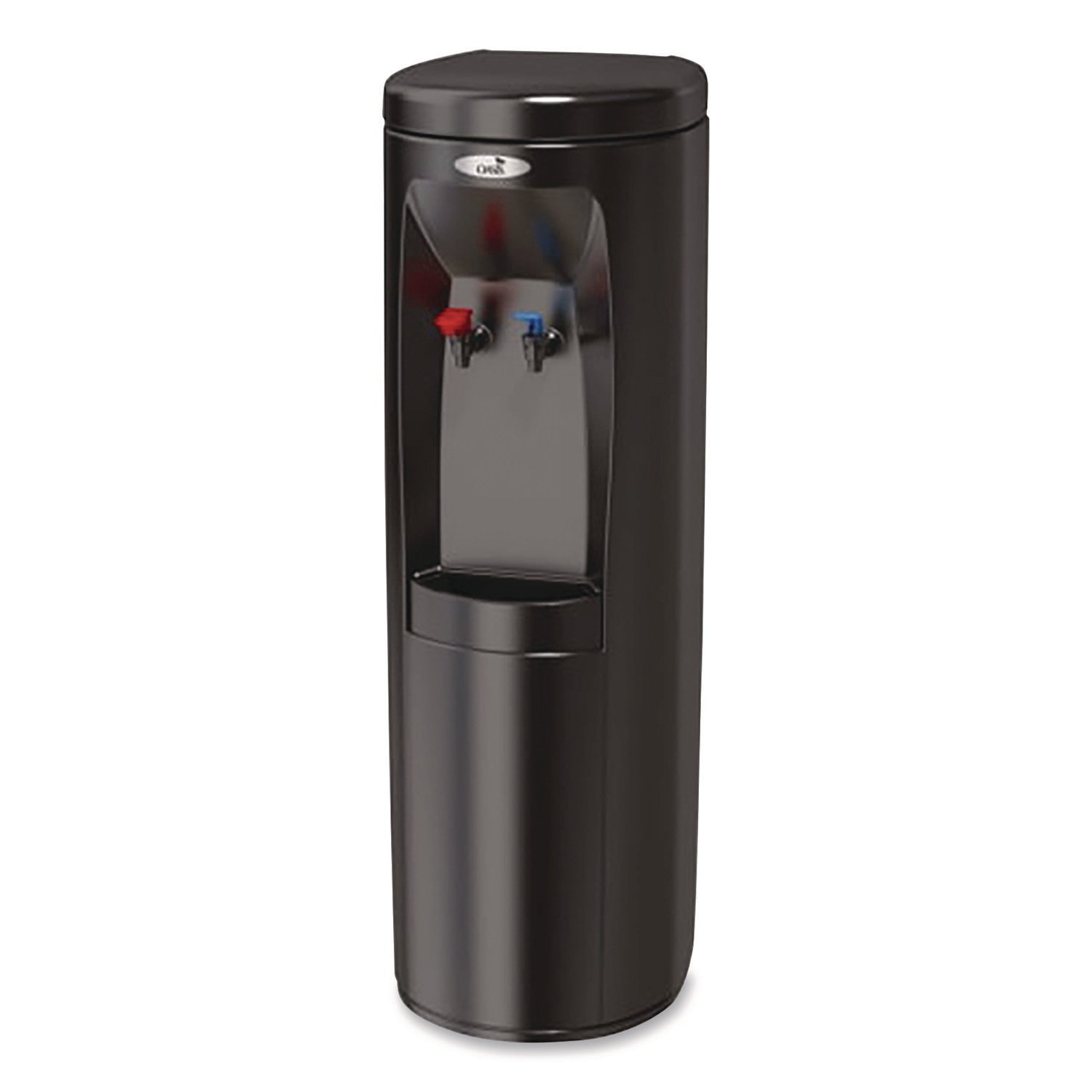 Oasis® Atlantis Hot and Cold Water Dispenser, 1.4 gal, 12.8 x 13 x 40.5, Black