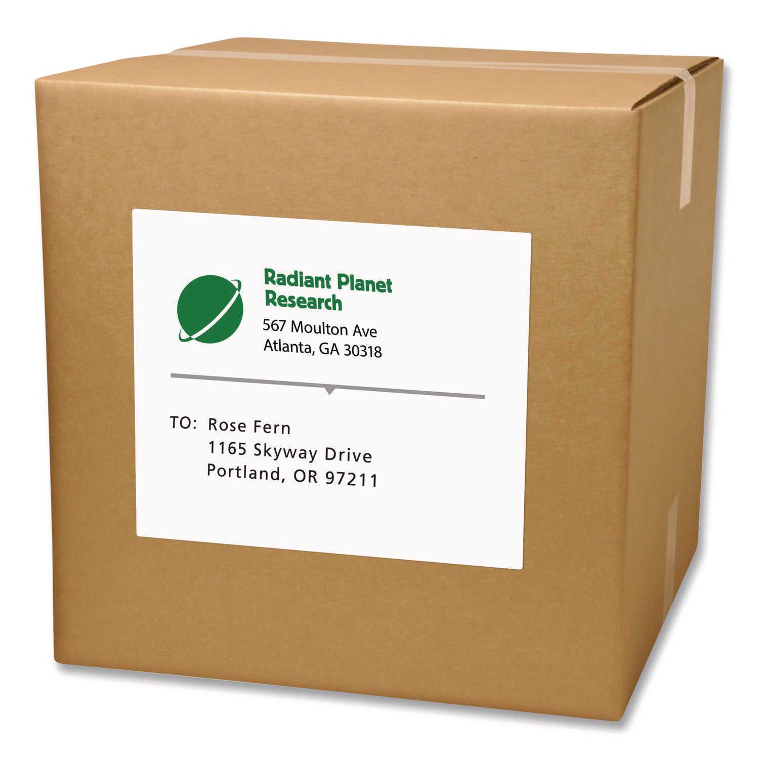 Avery® White Shipping Labels-Bulk Packs, Inkjet/Laser Printers, 8.5 x 11, White, 500/Carton
