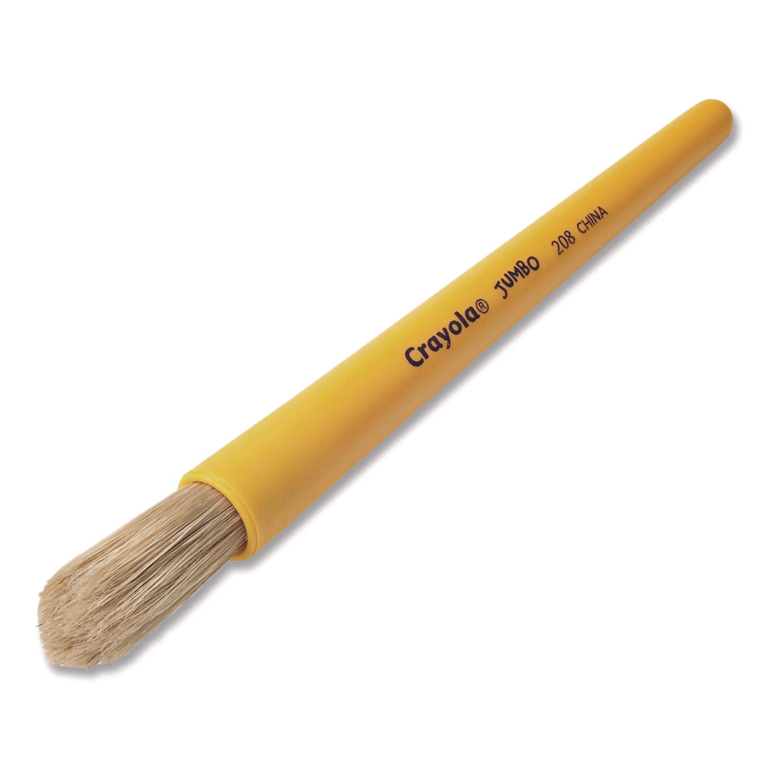 Crayola® Art Brushes So Big, 7.63" Long, Natural Hair, 1.38" Round Brush