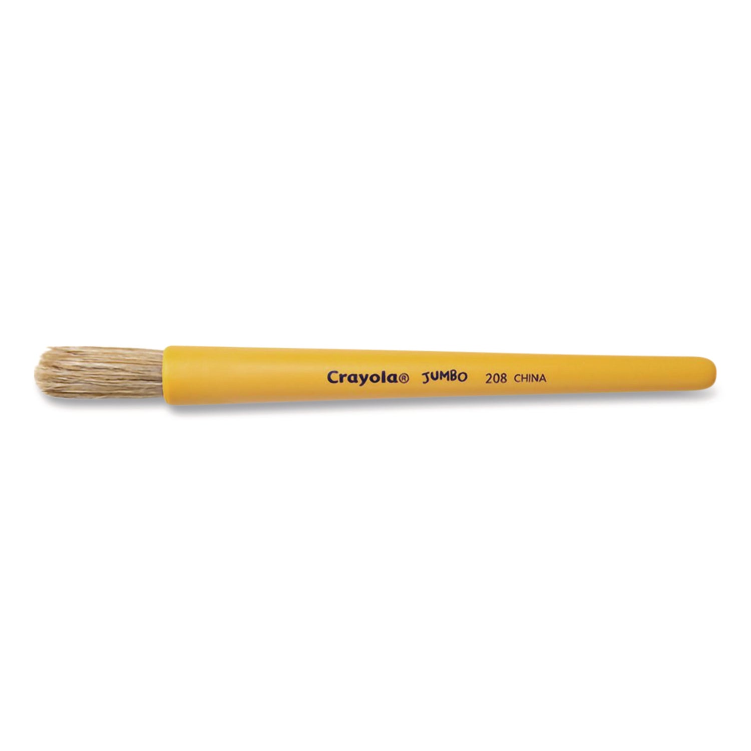 Crayola® Art Brushes So Big, 7.63" Long, Natural Hair, 1.38" Round Brush