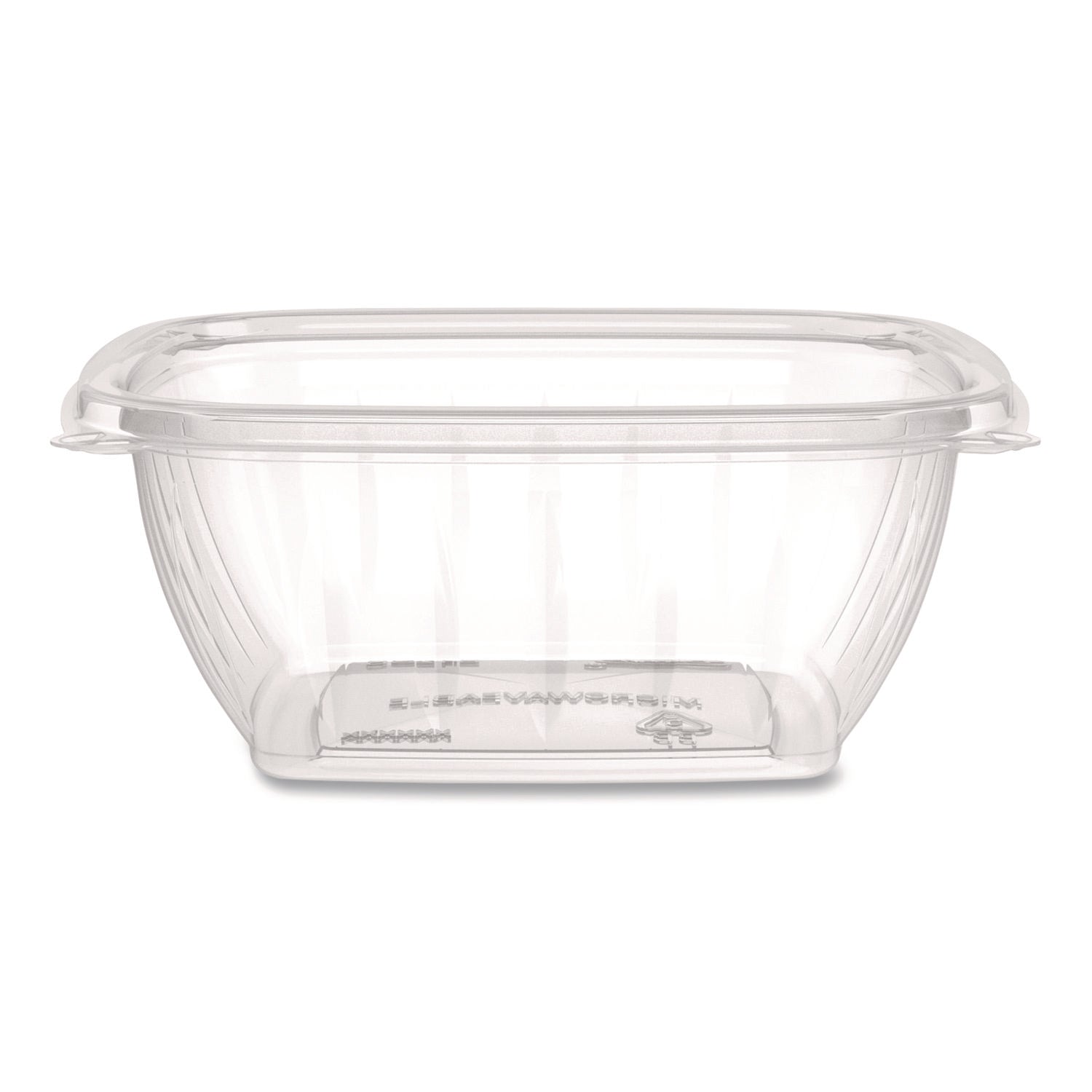 Dart® Square Plastic Bowls, 12 oz, 8.5 x 8.5 x 2.64, Clear, Plastic, 63 Bowls/Sleeve, 8 Sleeves/Carton