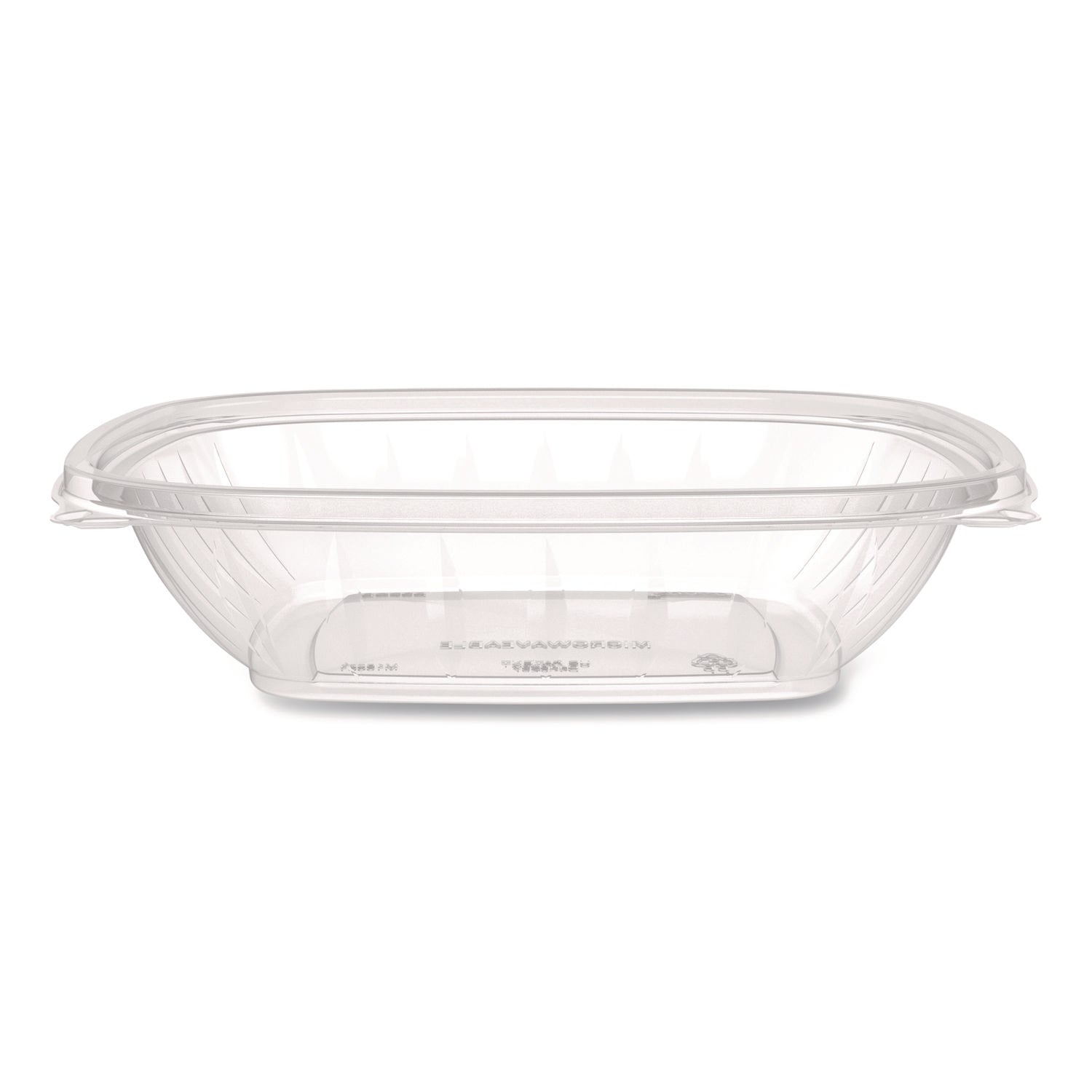 Dart® Square Plastic Bowls, 32 oz, 5 x 5 x 1.49, Clear, Plastic, 63 Bowls/Sleeve, 4 Sleeves/Carton