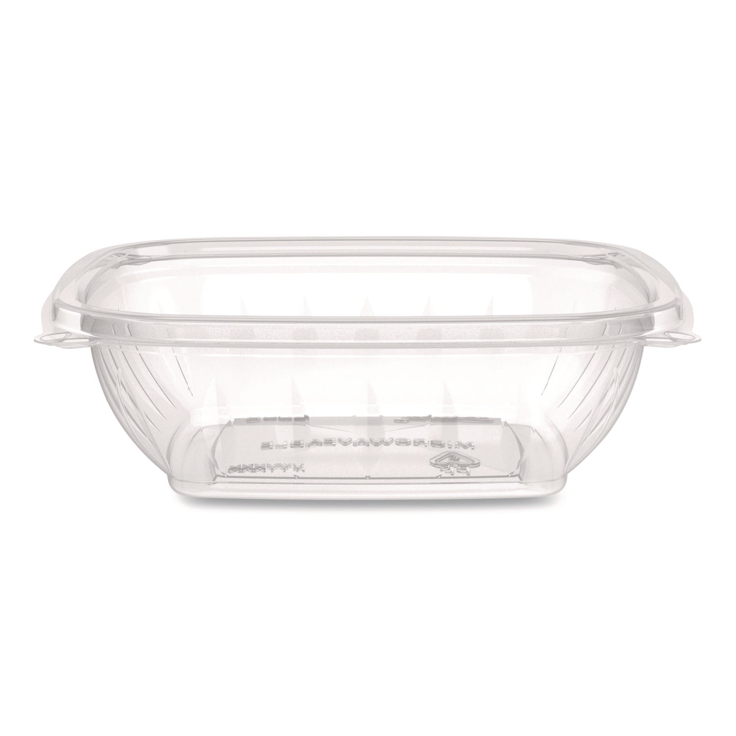 Dart® Square Plastic Bowls, 8 oz, 8.5 x 8.5 x 1.51, Clear, Plastic, 63 Bowls/Sleeve, 8 Sleeves/Carton