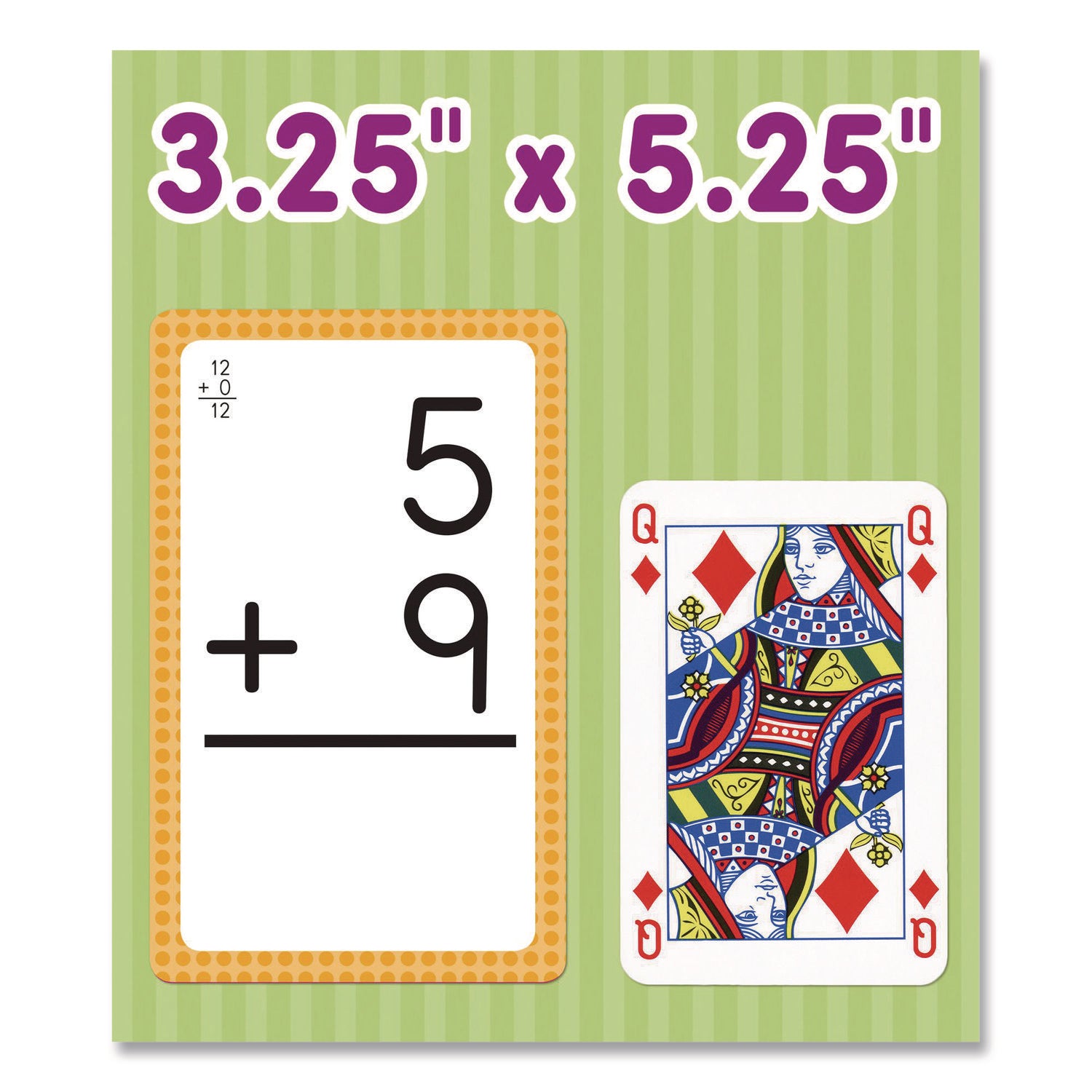Carson-Dellosa Education Addition 0 to 12 Flash Cards, 3.25 x 5.25, Assorted Colors, 54 Cards