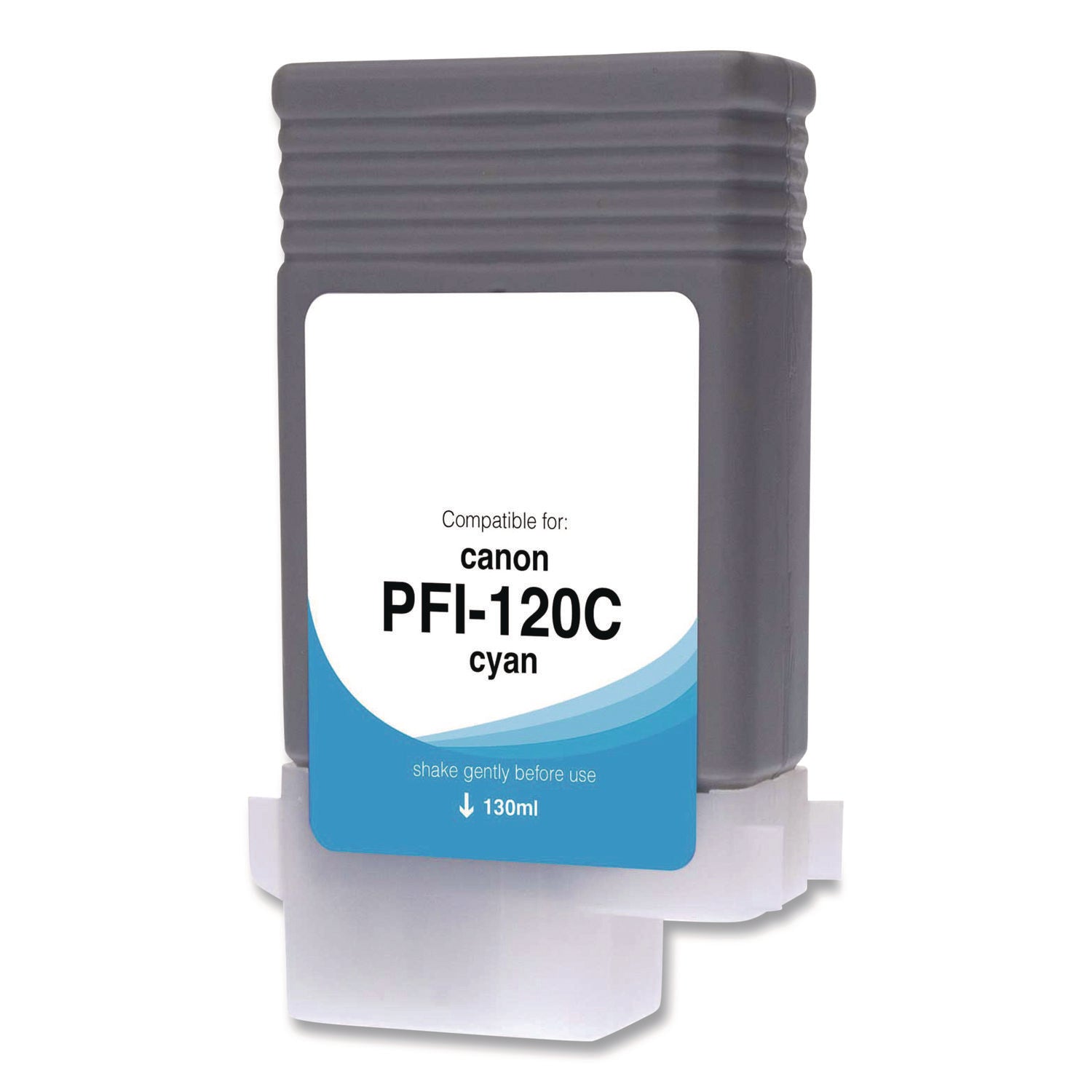 Innovera® Compatible Cyan Ink, Replacement for PFI-120 (2886C001), 130 mL