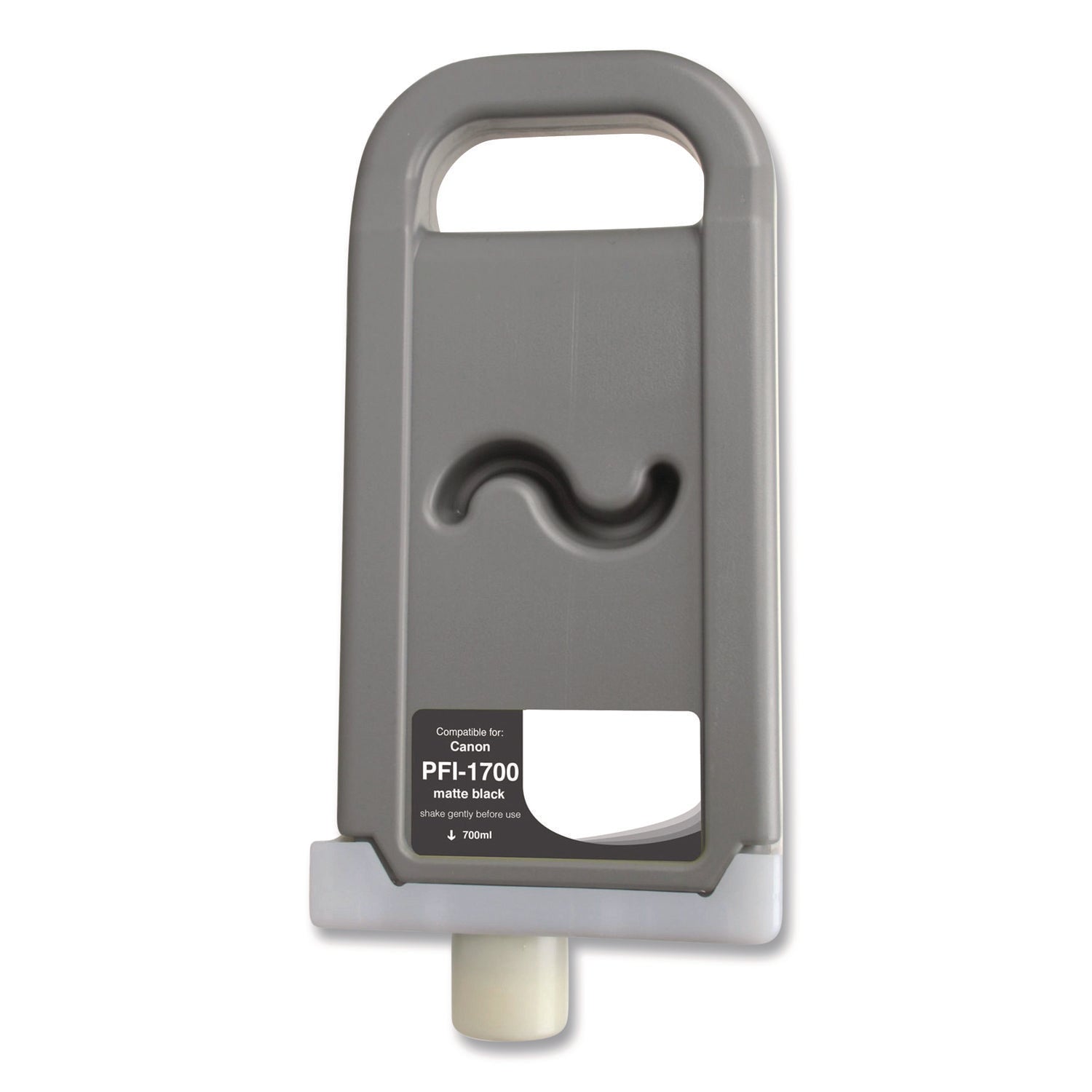 Innovera® Compatible Matte Black Ink, Replacement for PFI-1700 (0774C001AA), 700 mL