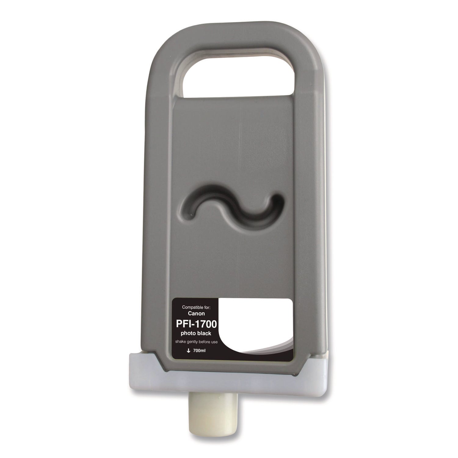 Innovera® Compatible Photo Black Ink, Replacement for PFI-1700 (0775C001AA), 700 mL