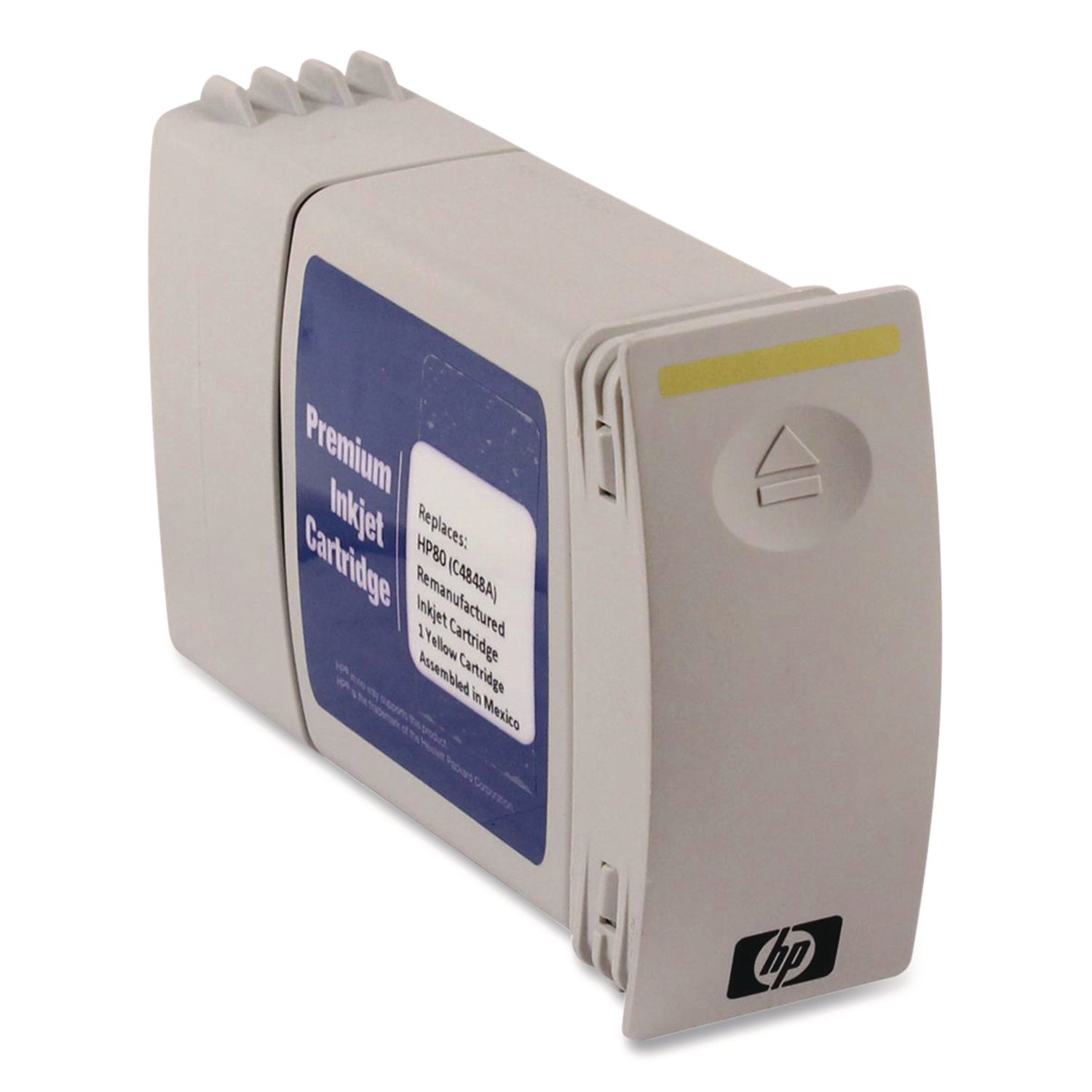 Innovera® Remanufactured Yellow High-Yield Ink, Replacement for 80 (C4848A), 350 mL