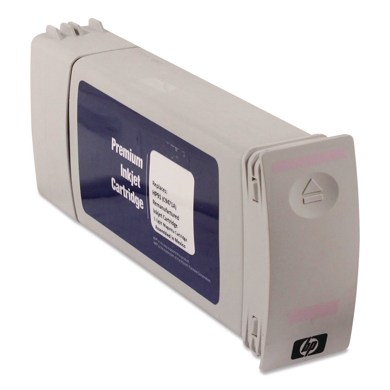 Innovera® Remanufactured Light Magenta High-Yield Ink, Replacement for 91 (C9471A) 775 mL