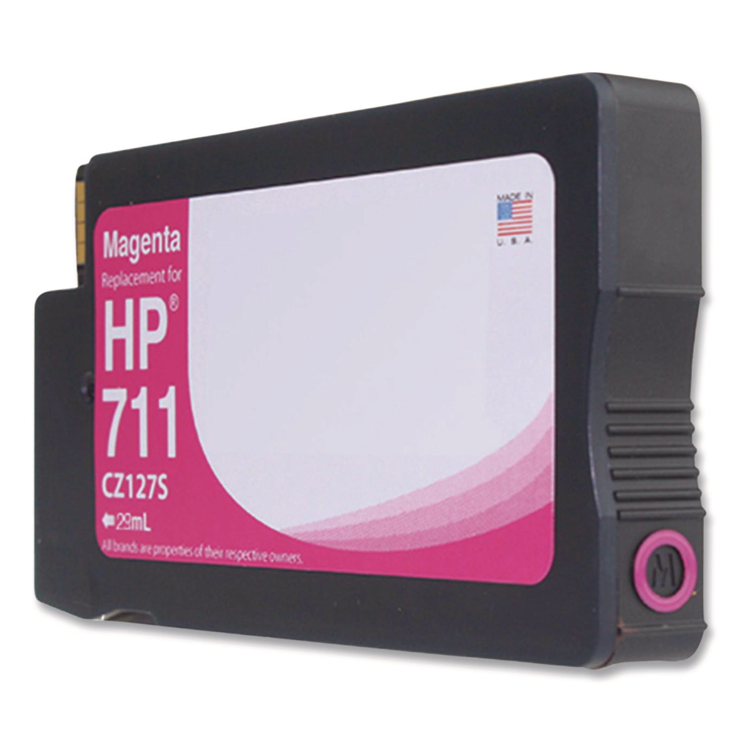 Innovera® Remanufactured Magenta Ink, Replacement for 711 (CZ131A), 29 mL