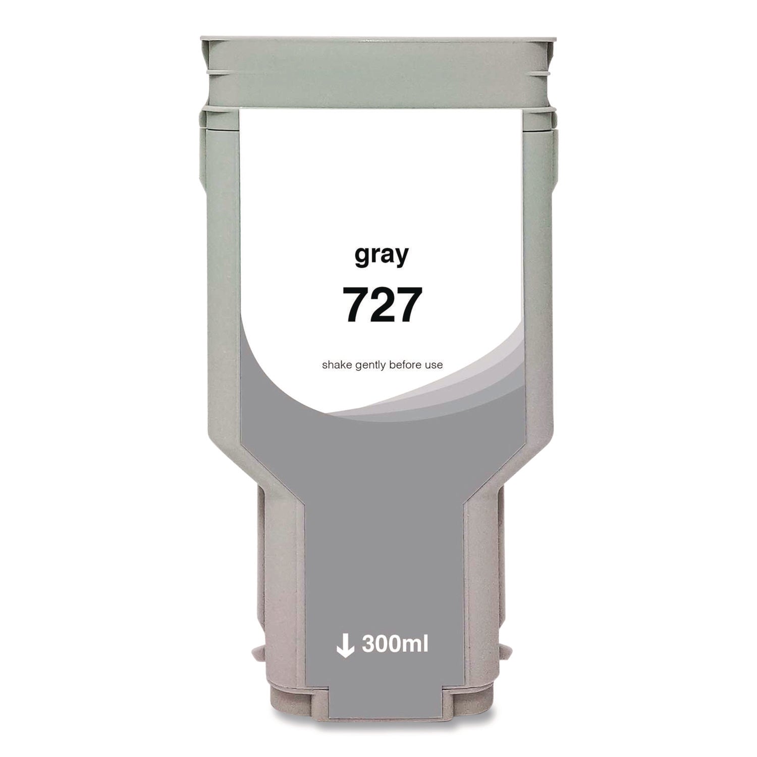 Innovera® Compatible Gray High-Yield Ink, Replacement for 727XL (F9J80A), 300 mL