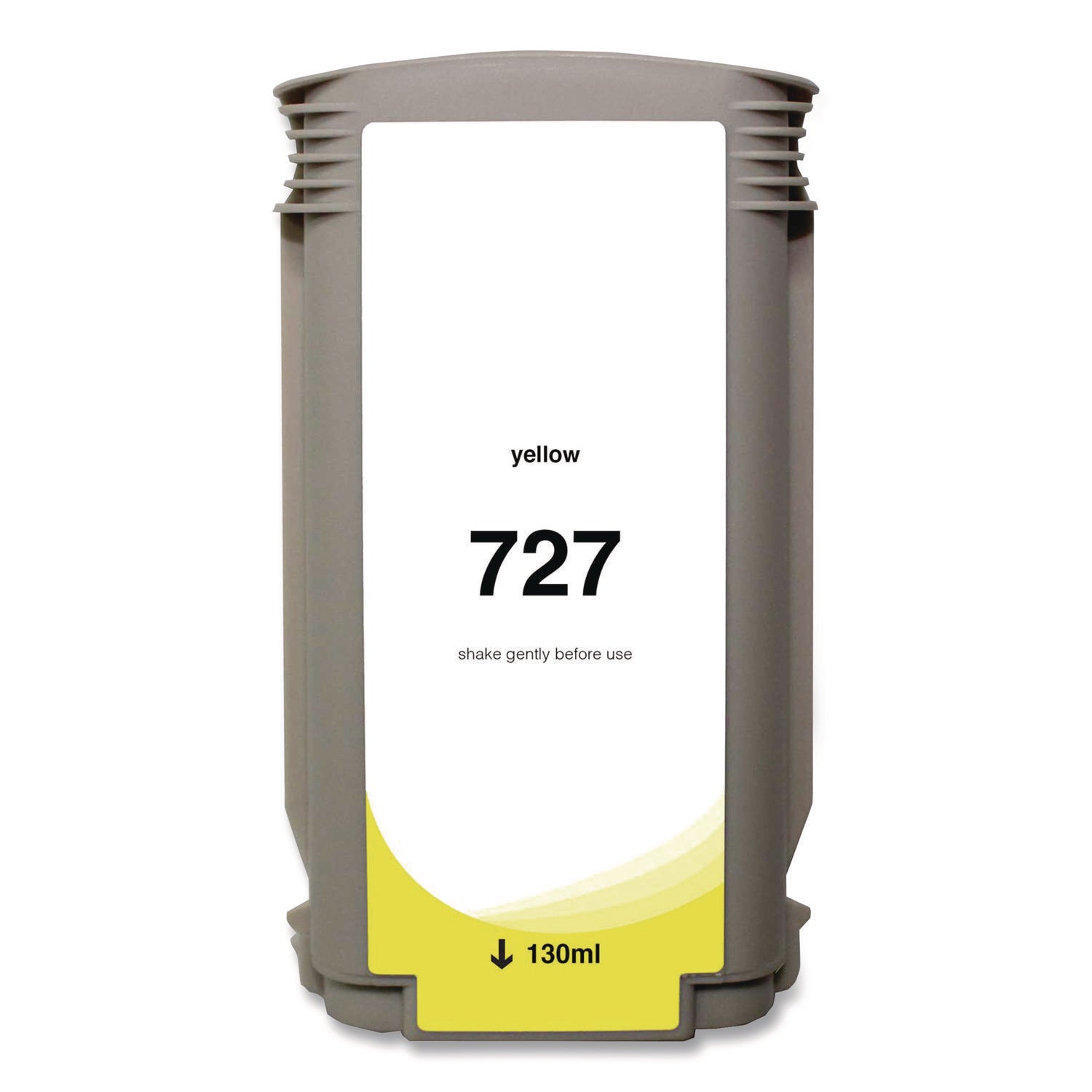 Innovera® Compatible Yellow Ink, Replacement for 727 (B3P21A), 130 mL