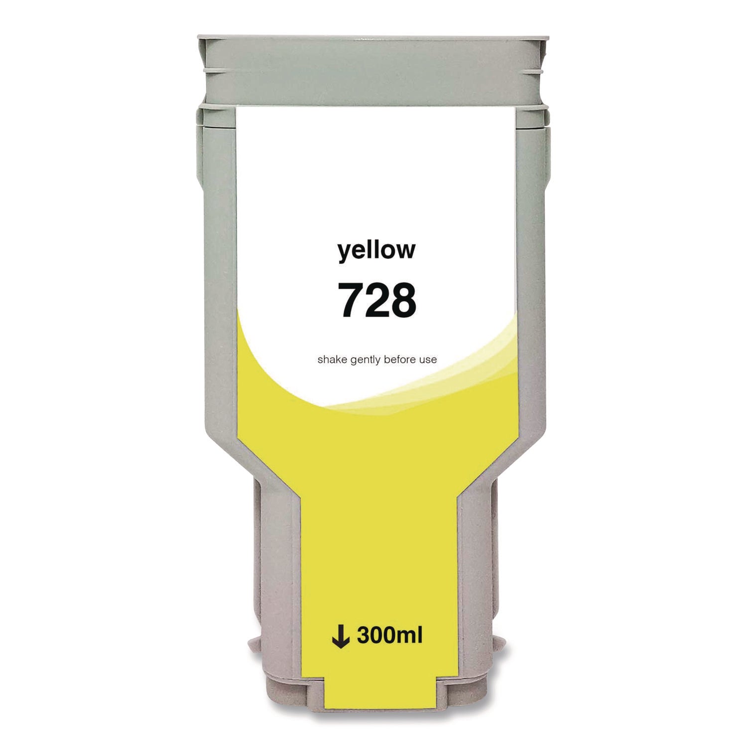 Innovera® Compatible Yellow Ink, Replacement for 728 ( F9K15A), 300 mL