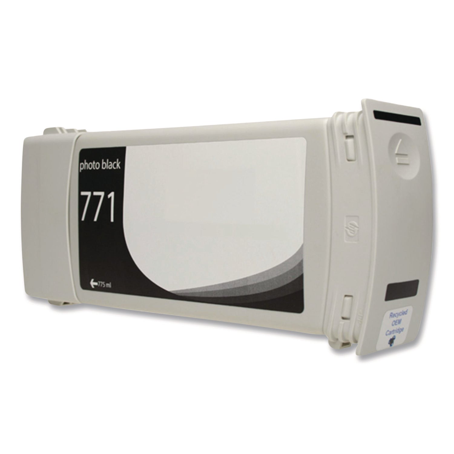 Innovera® Remanufactured Photo Black Ink, Replacement for 771 (CE043A, B6Y21A), 775 mL