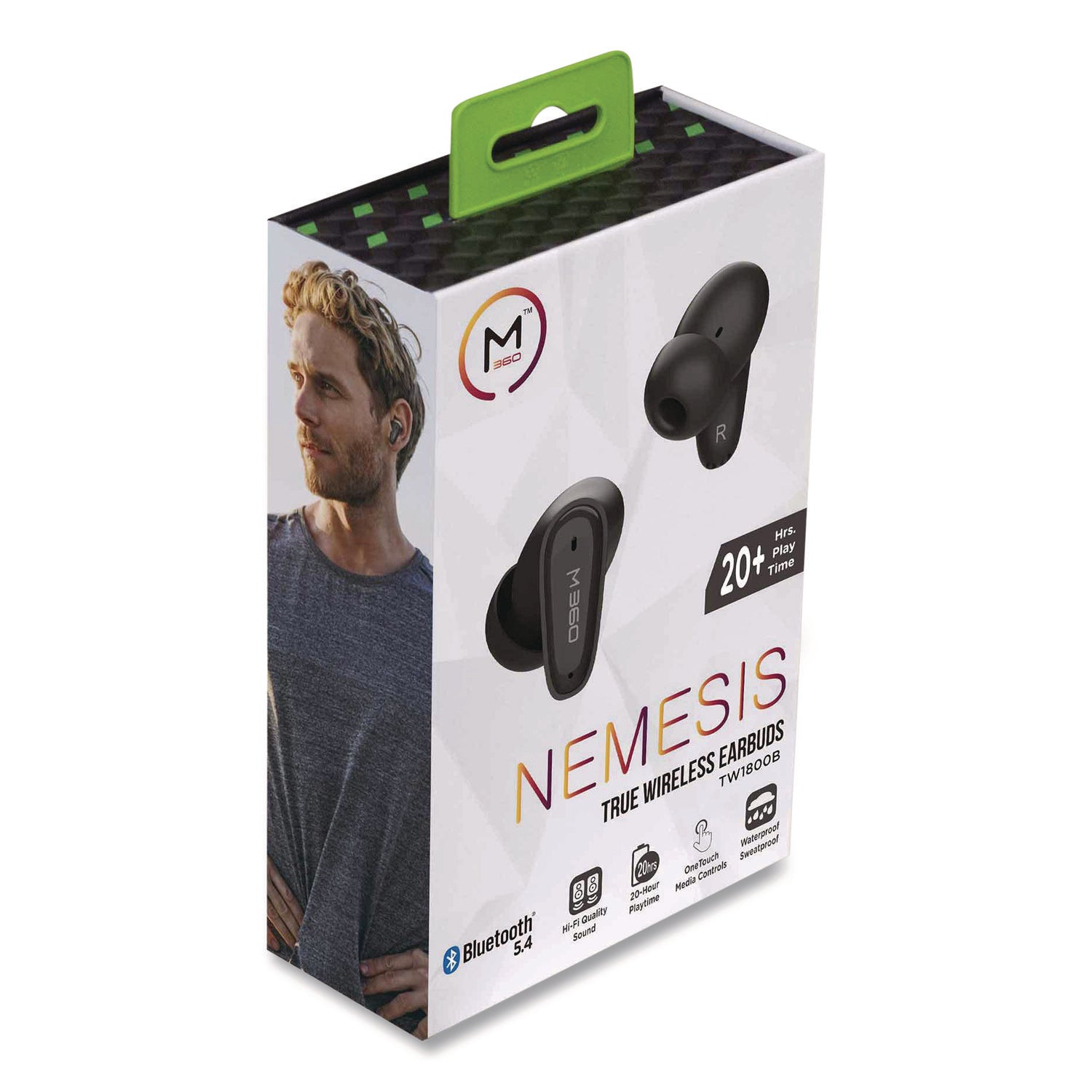 Morpheus 360® Nemesis True Wireless Earbuds, Black