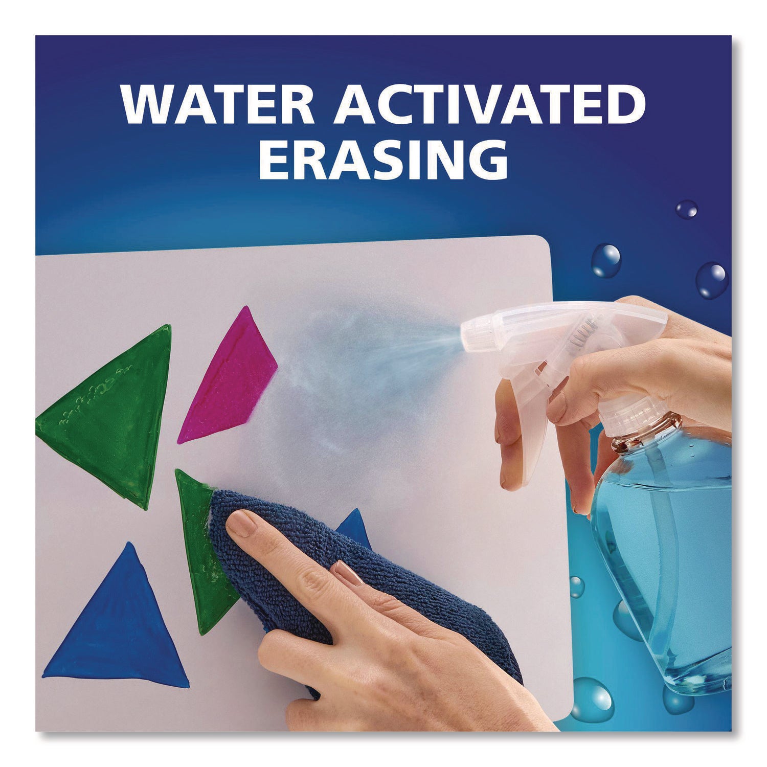 EXPO® Wet Erase Marker, Fine Bullet Tip, Black, 12/Pack