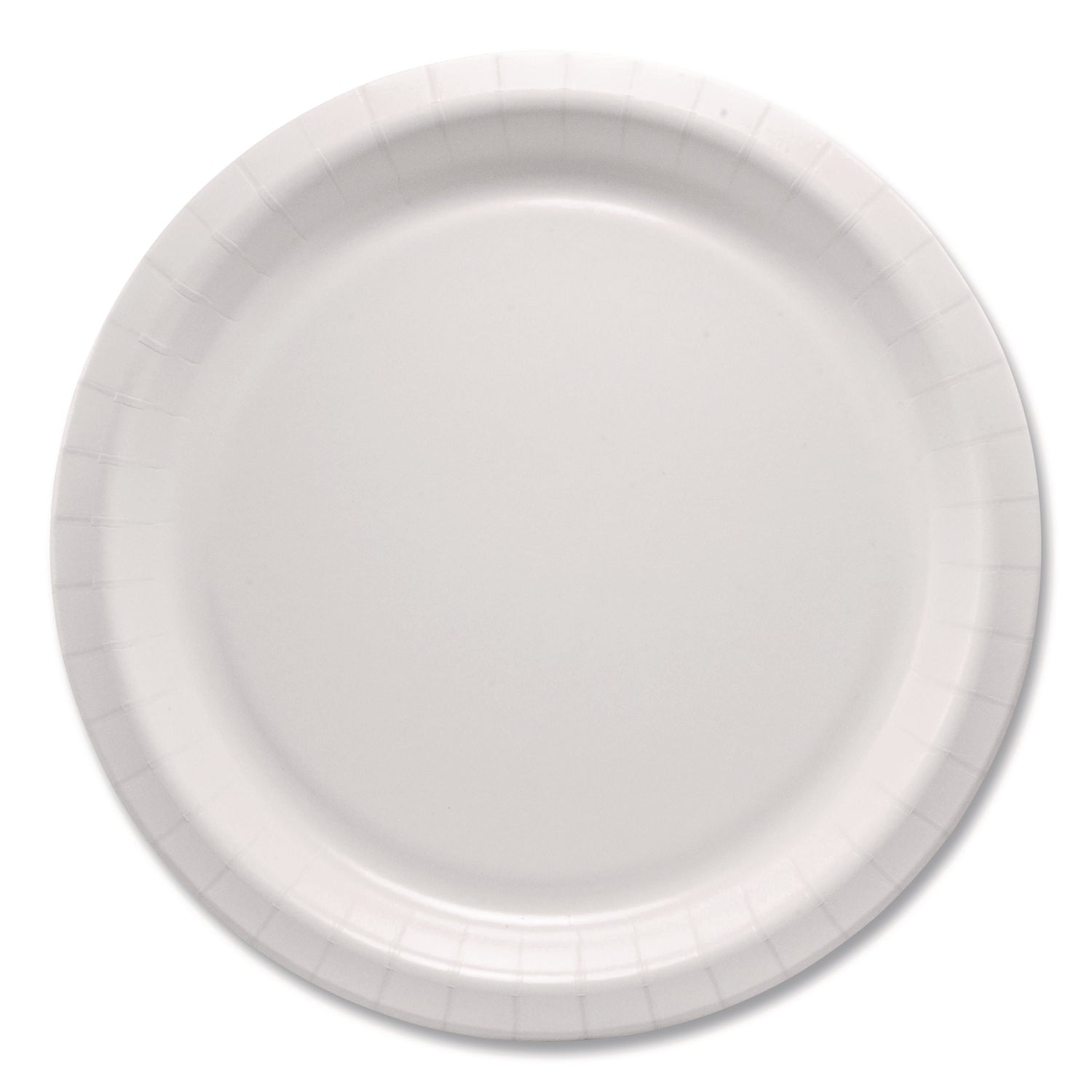 SOLO® Compostable Paper Dinnerware, ProPlanet Seal, Plate, 10" dia, White, 500/Carton