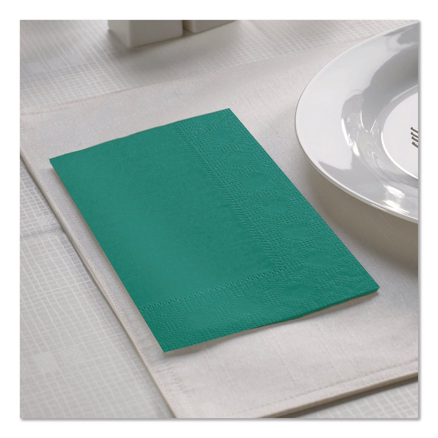Hoffmaster® Dinner Napkins, 2-Ply, 15 x 17, Teal, 1,000/Carton