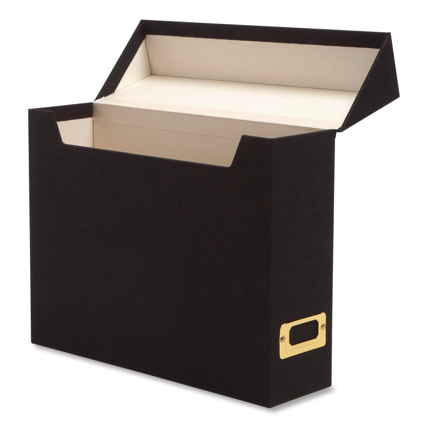 Smead Flip Top File Box, Letter Files, 13 x 3.7 x 10, Charcoal